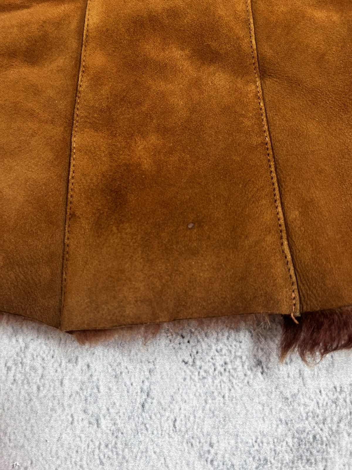 Other Vintage Y2K leather fur sheepskin coat jacket old money Size XS / US 0-2 / IT 36-38 - 9 Thumbnail