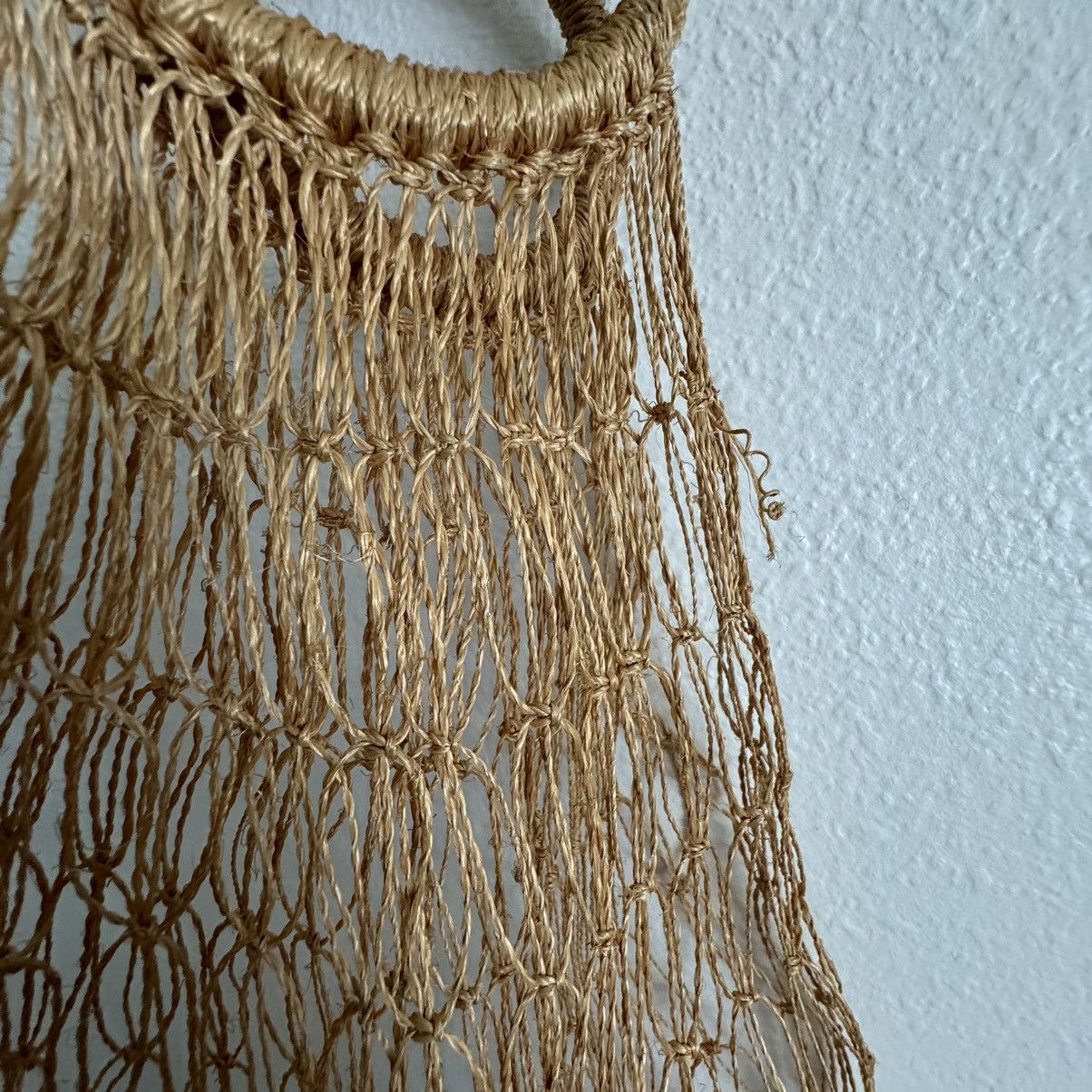 Vintage Vintage 90s Handmade Straw Farmers Market Large Tote Bag Size ONE SIZE - 9 Thumbnail