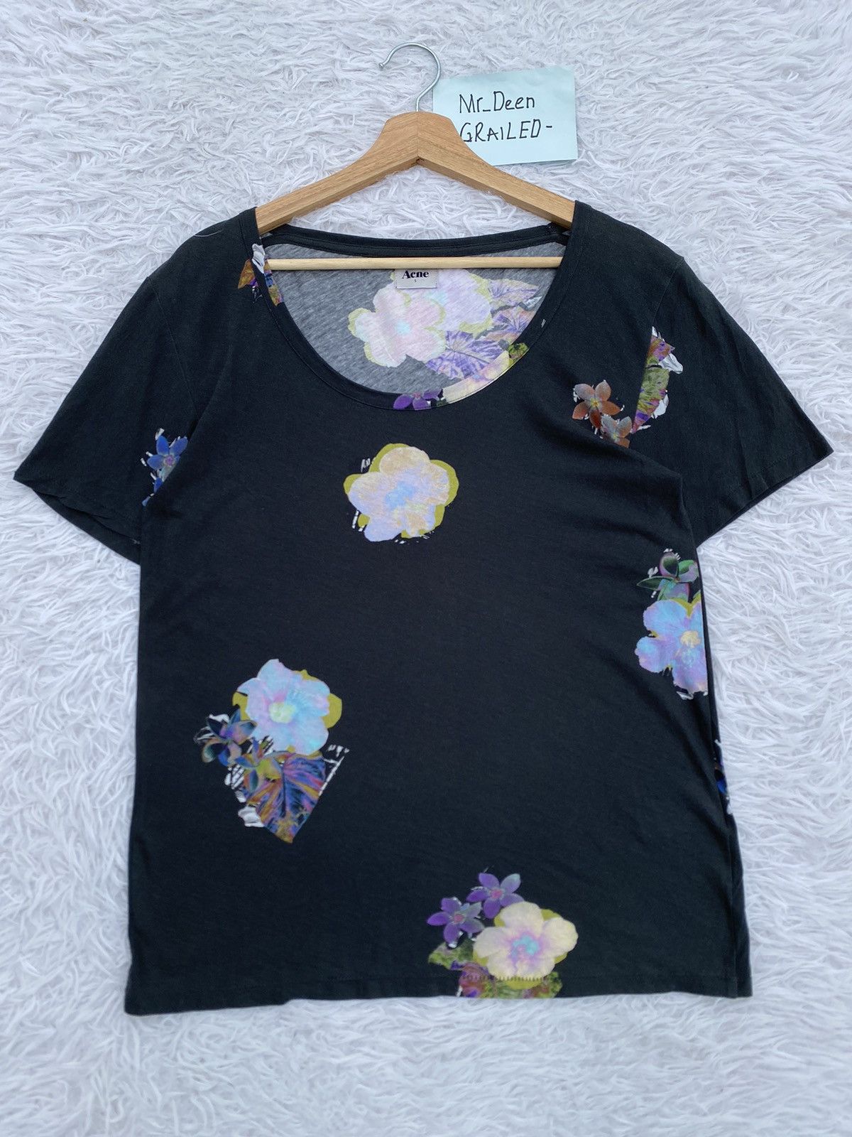 Acne Studios Rare ACNE Studios Florals Tshirt Size US S / EU 44-46 / 1 - 1 Thumbnail