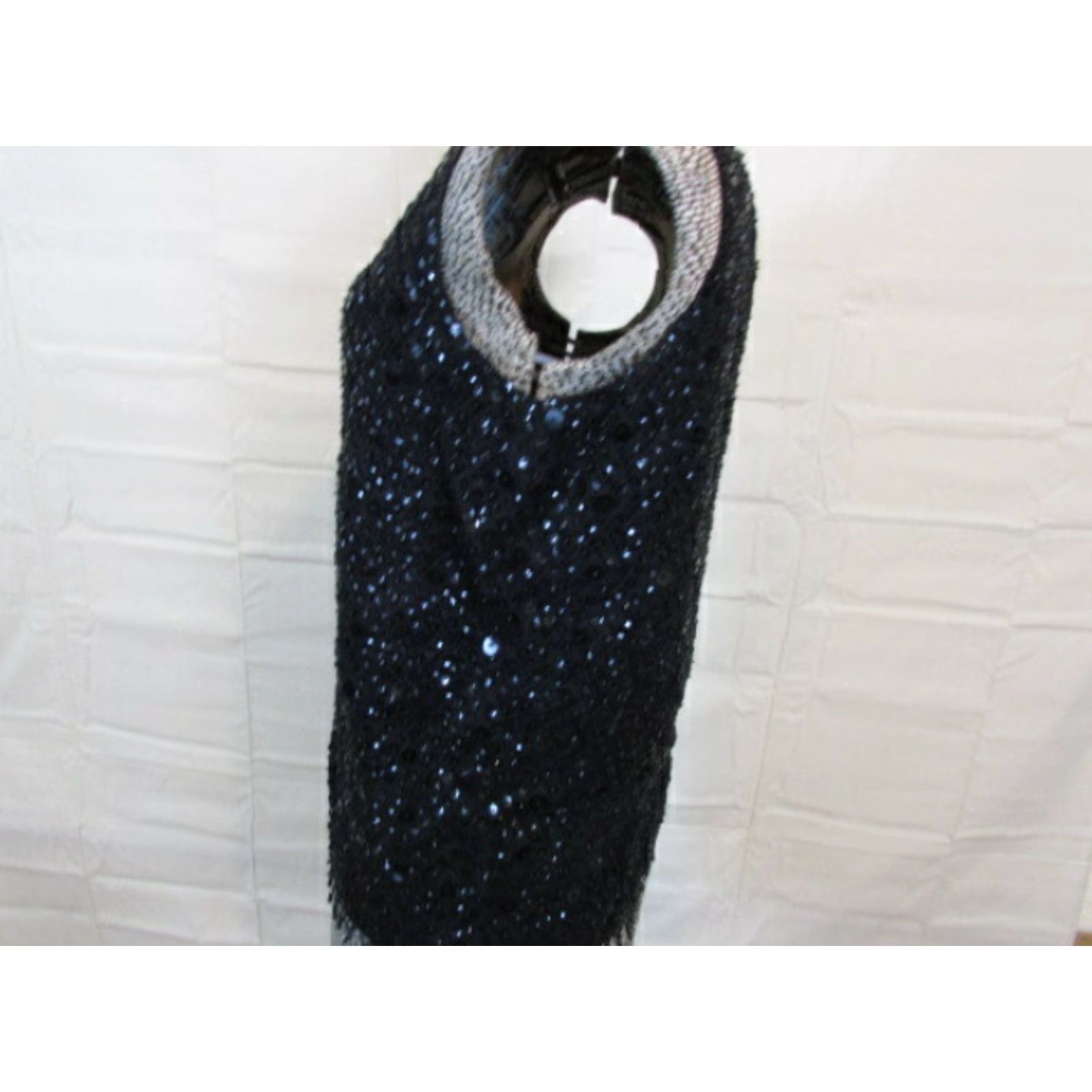 Vintage VINTAGE Penrose Blouse Shirt Women 40 Black Round Neck Short Sleeve Rhinestone 1920s 30s 40s Women's Mens Girls Size S / US 4 / IT 40 - 4 Thumbnail