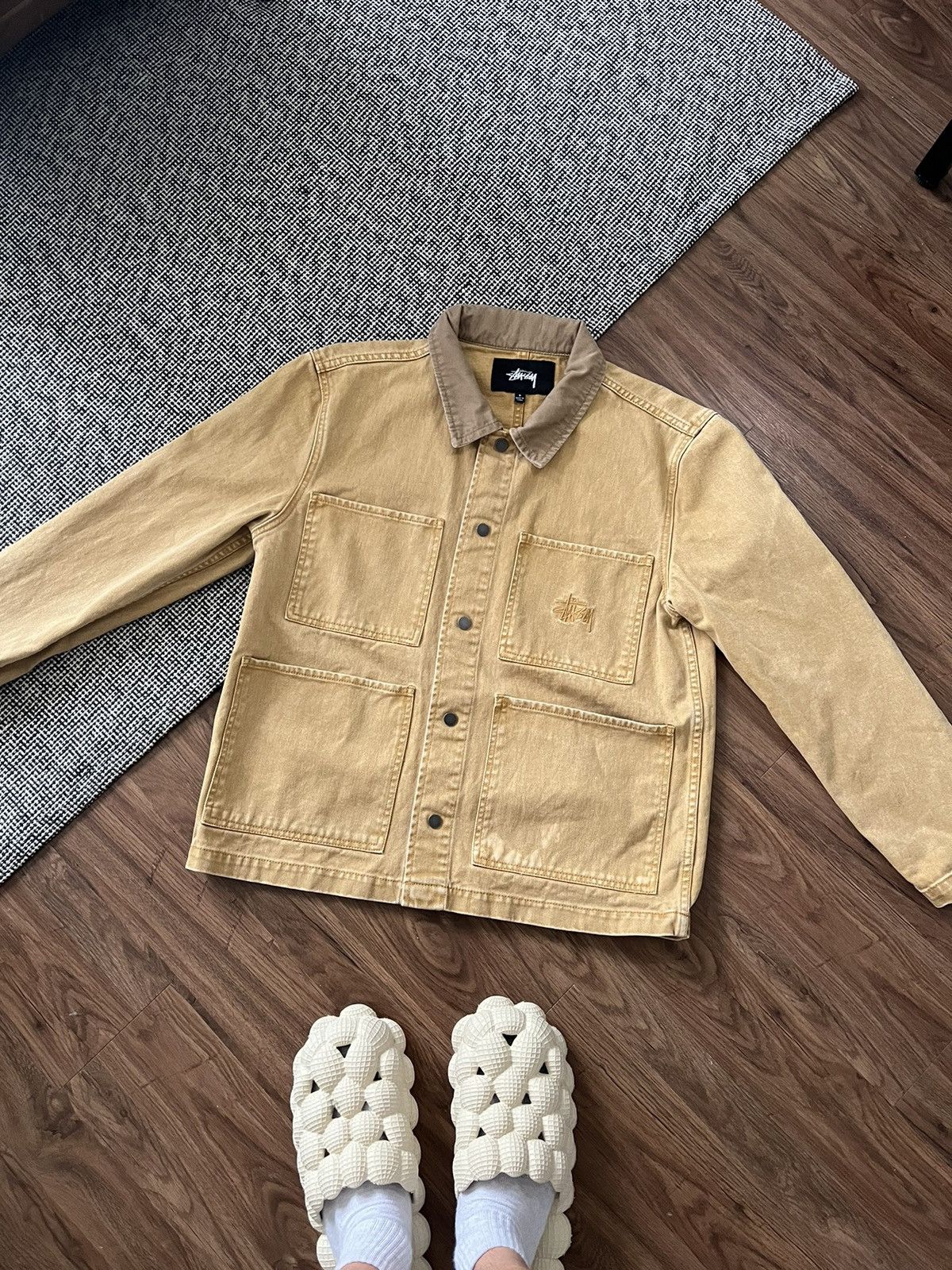 Stussy Tan Denim Chore Jacket