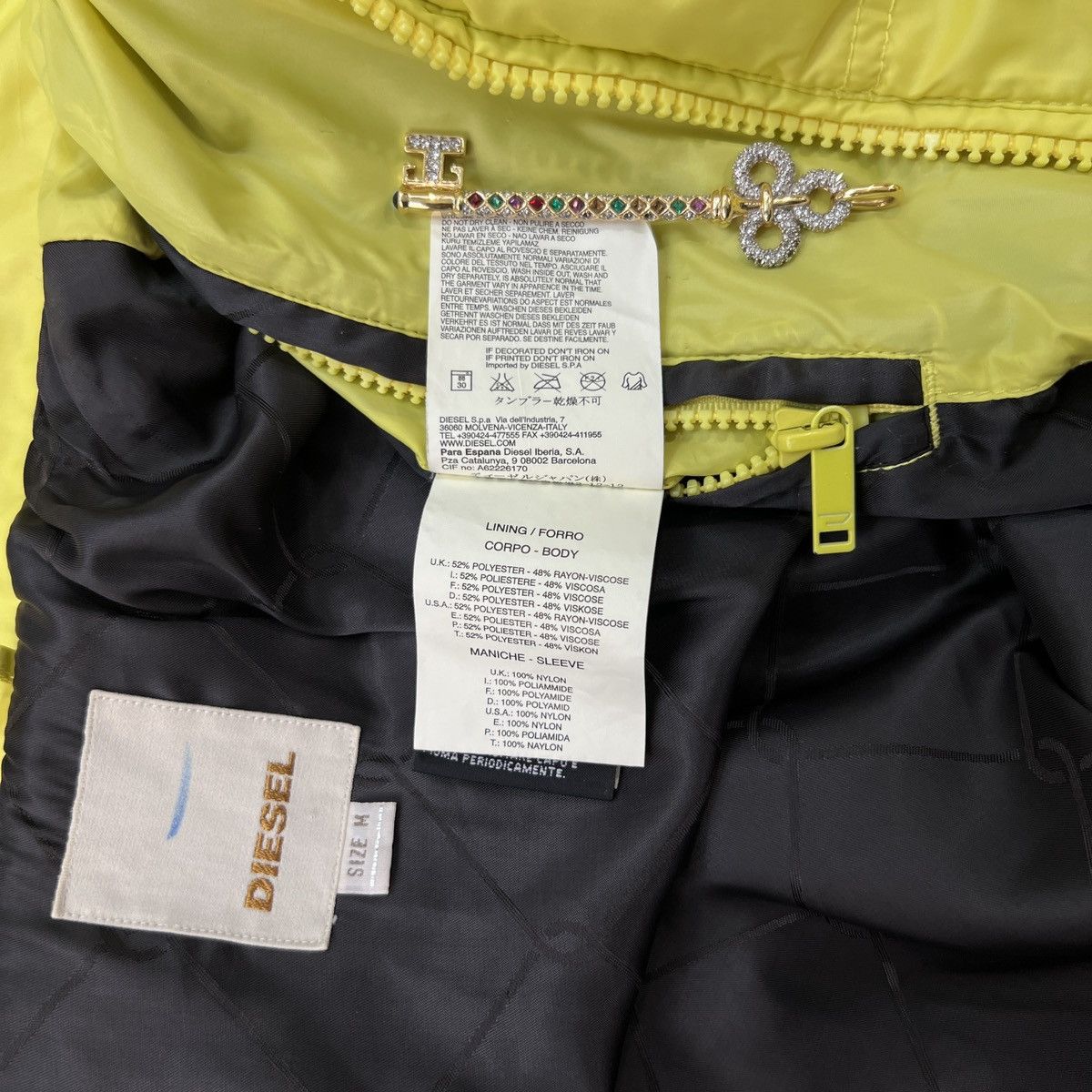 Diesel Y2K DIESEL DOWN PUFFER JACKET Size US M / EU 48-50 / 2 - 15 Thumbnail