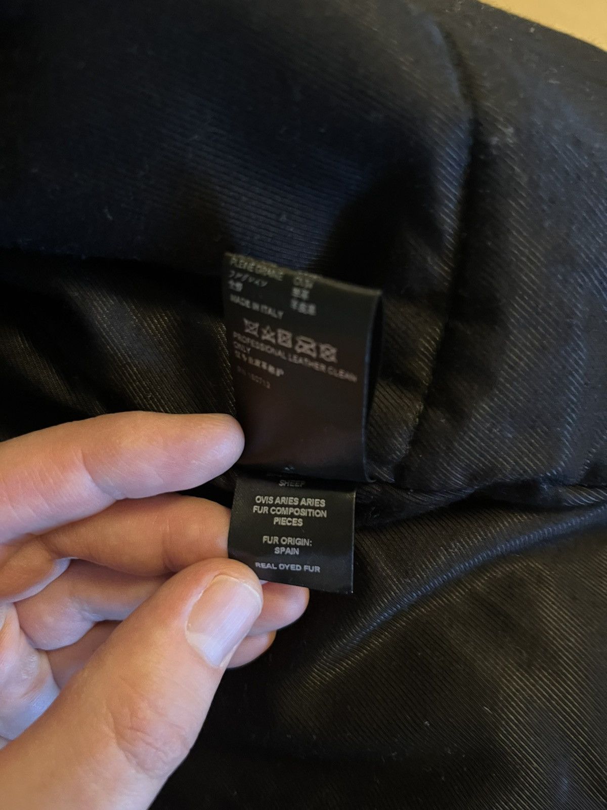 Amiri AMIRI Shearling Nylon Bomber Jacket Size US XL / EU 56 / 4 - 15 Thumbnail