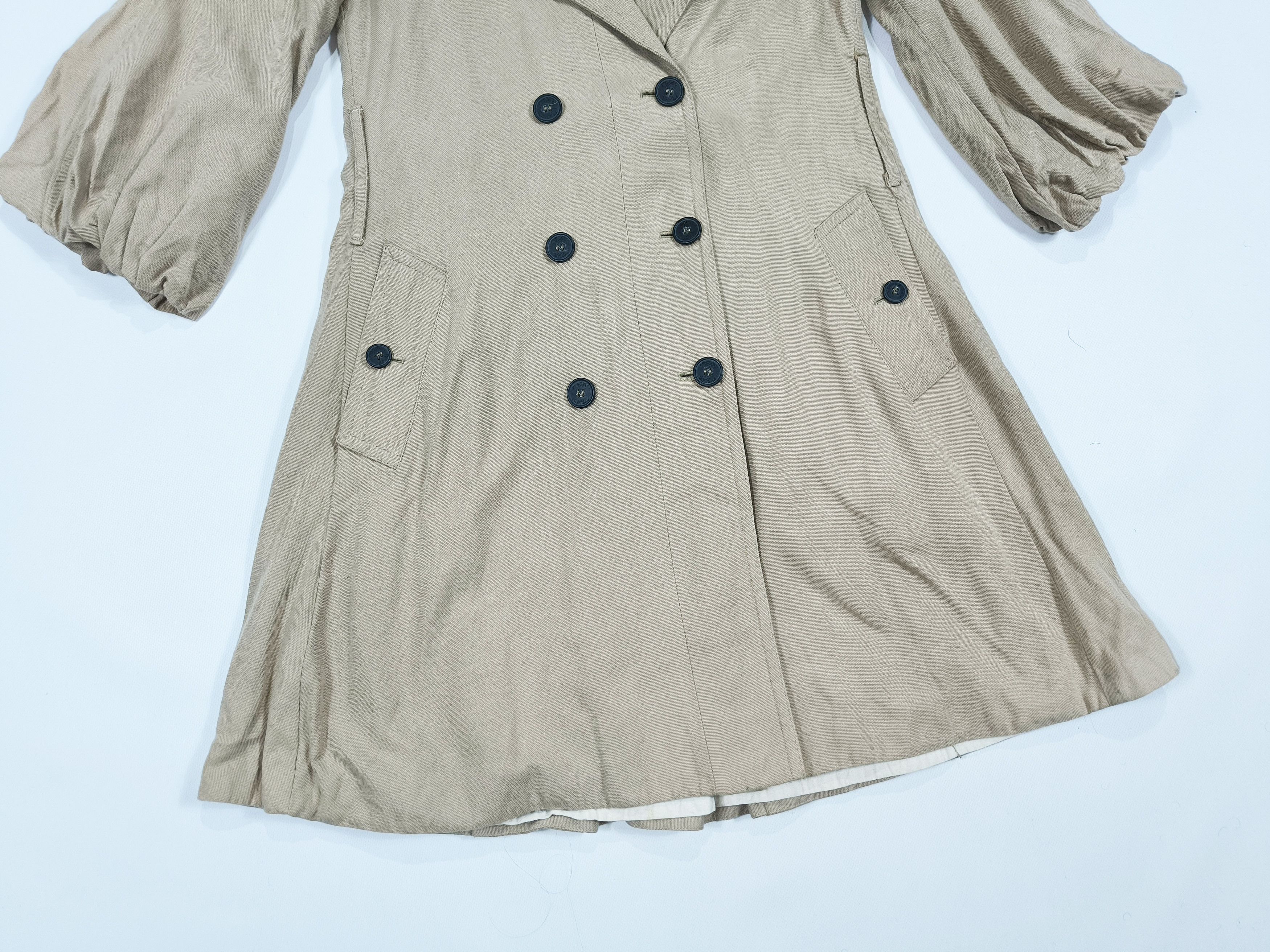 Allsaints AllSaints Leonda Double Breasted Trench Coat Size US 6 Size M / US 6-8 / IT 42-44 - 3 Thumbnail