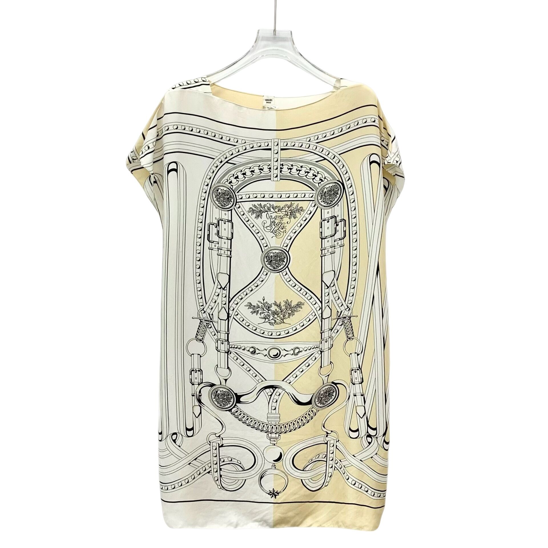 Hermes Hermes Grand Apparat Print Silk Sleeveless Dress 40 Size M / US 6-8 / IT 42-44 - 1 Thumbnail