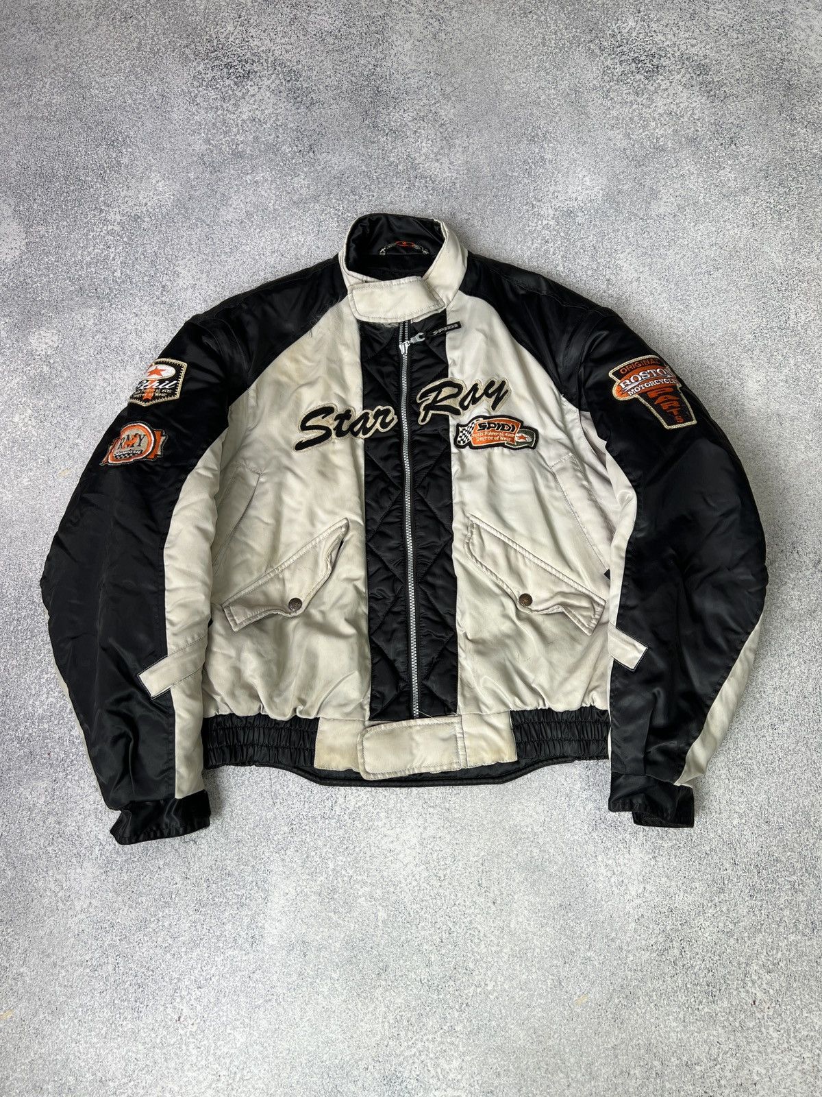 Vintage Vintage Racing Motorcycle retro jacket Spidi Size US XL / EU 56 / 4 - 3 Thumbnail