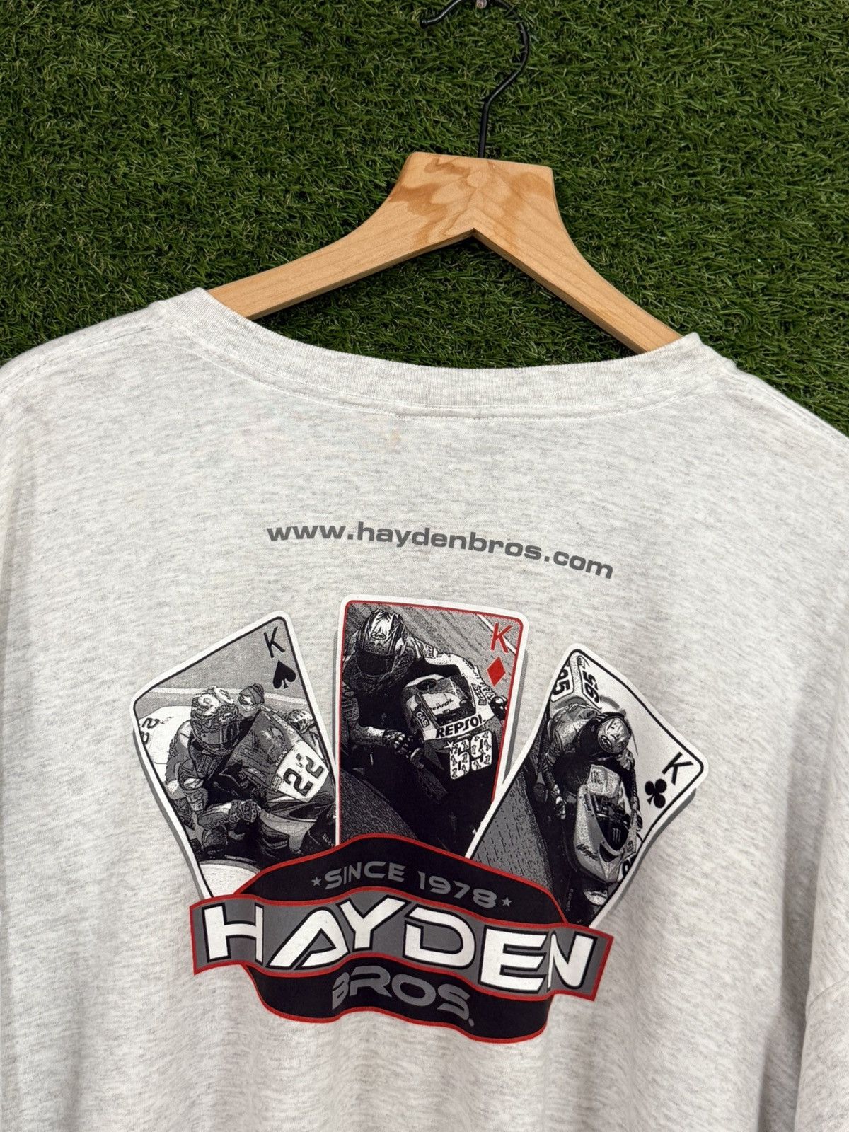 Vintage RARE Vintage Hayden Moto GP Motorcycle Bro Race T Shirt 3XL Size US XXL / EU 58 / 5 - 5 Thumbnail