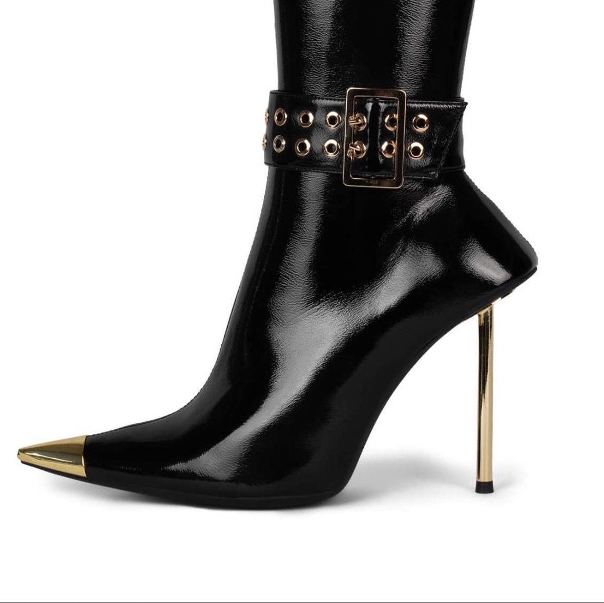 Jeffrey Campbell Black Jeffery Campbell Mid-calf Boots Size US 7 / IT 37 - 2 Thumbnail