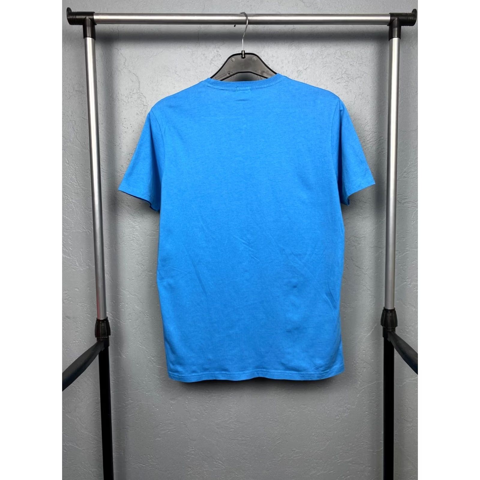 Paul Smith Paul Smith Mens Crew Neck T-Shirt L Blue Cotton Logo Shirt Size US L / EU 52-54 / 3 - 6 Thumbnail