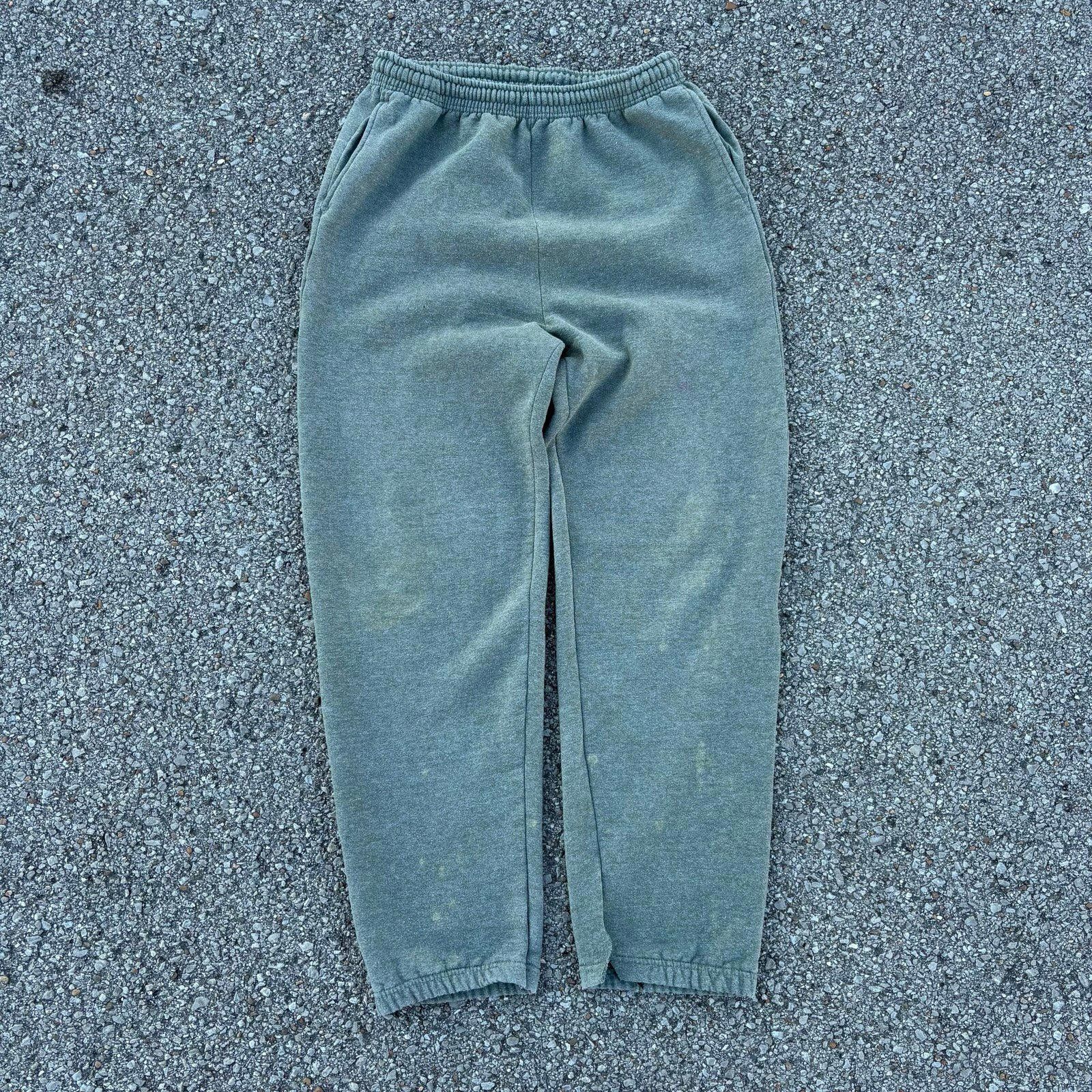 Wilson Vintage Olive Green sweatpants Size US 34 / EU 50 - 7 Thumbnail