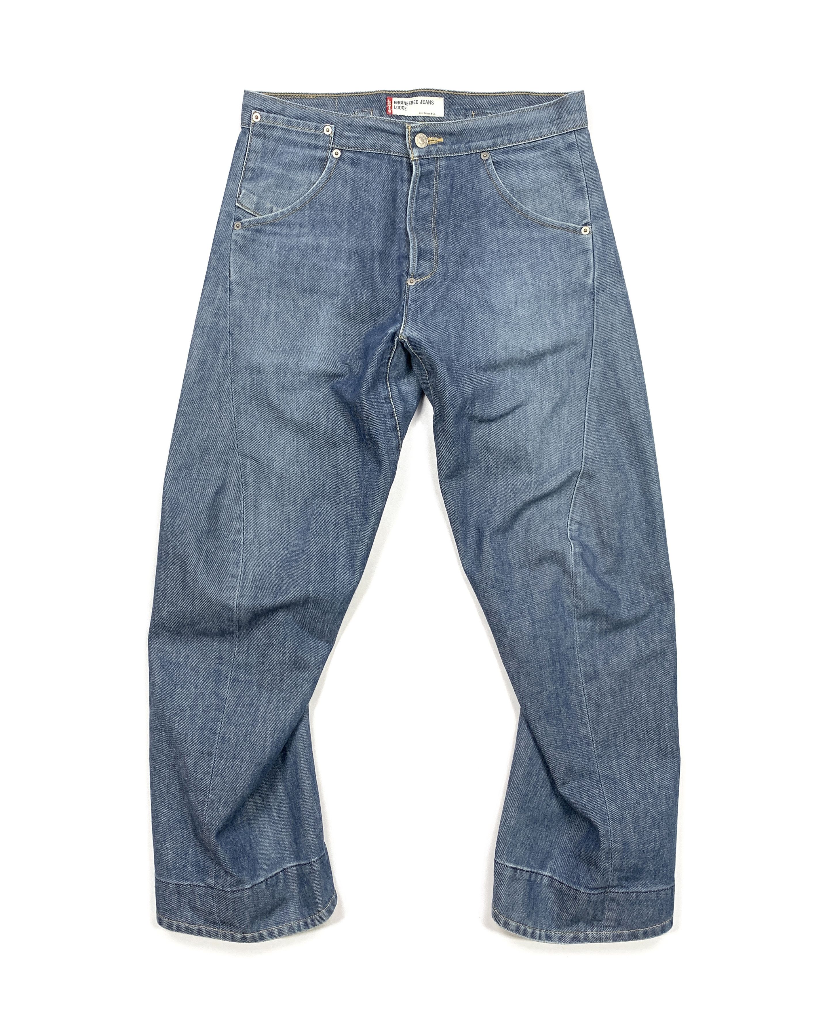 Levi's Engineered 00's Loose Denim Jeans Size US 31 - 1 Thumbnail