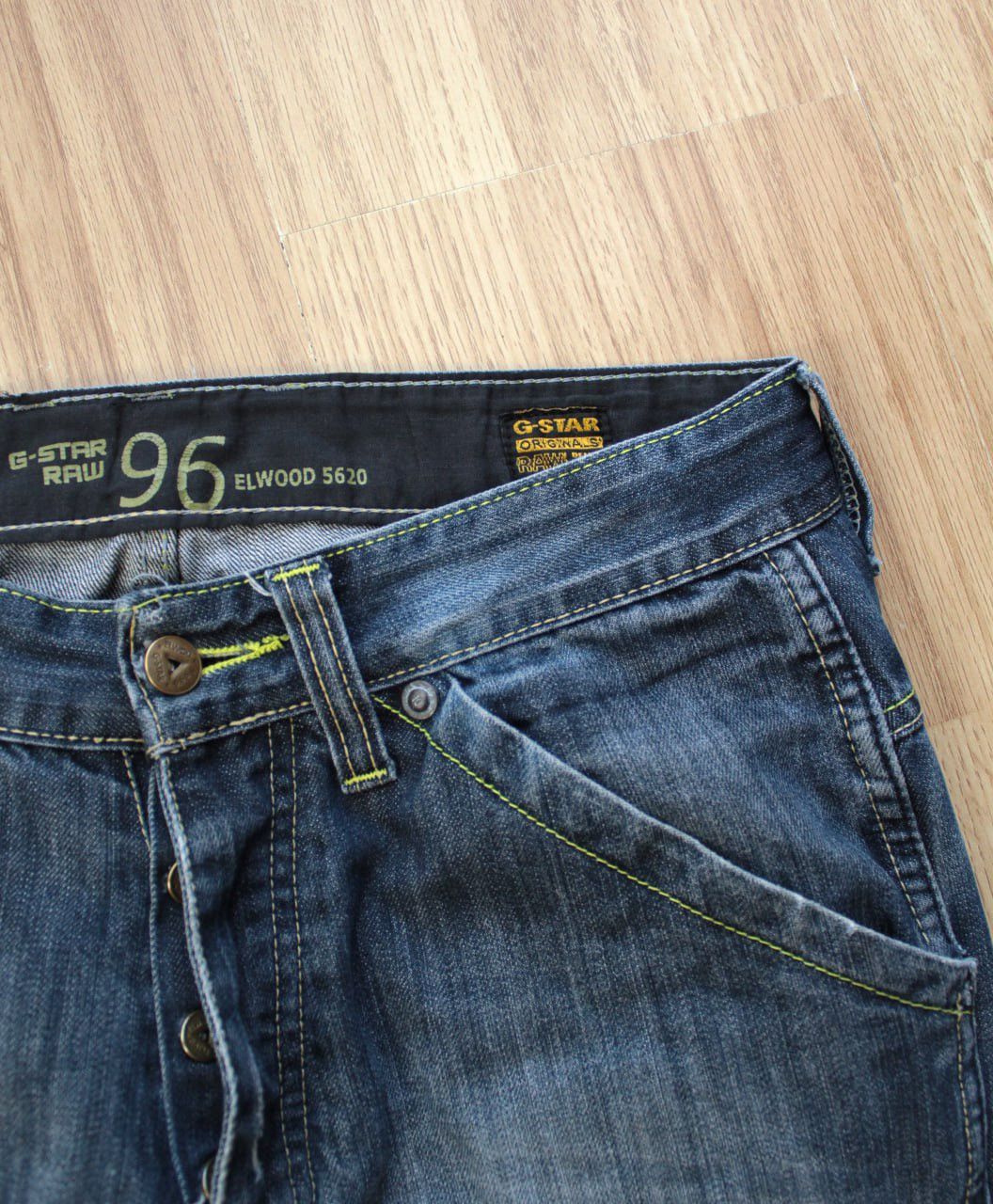 G-Star 🔥 Vintage Pants G Star Raw 96 Y2K Jeans Denim Japan Style Size US 32 / EU 48 - 4 Thumbnail