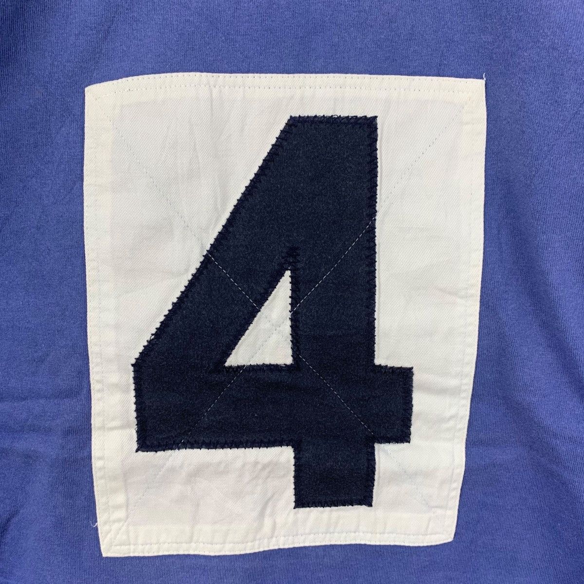 Vintage Vintage NUDOS ITALIA RUGBY Number 4 Jersey Polo Tee Shirt Size US M / EU 48-50 / 2 - 2 Thumbnail