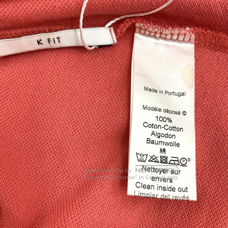 Kenzo KENZO Red Cotton Polo Shirt for Men . Size US S / EU 44-46 / 1 - 6 Thumbnail