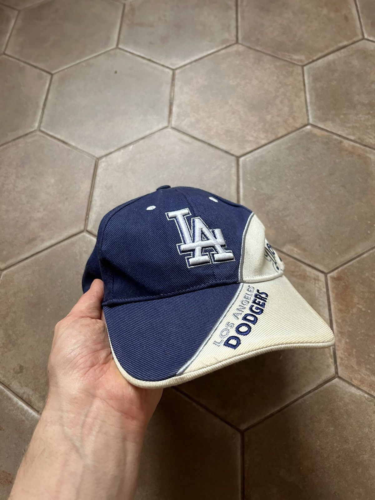 MLB × Vintage Rare Vintage 90s MLB Los Angeles LA Dodgers Major League Cap Size ONE SIZE - 4 Thumbnail