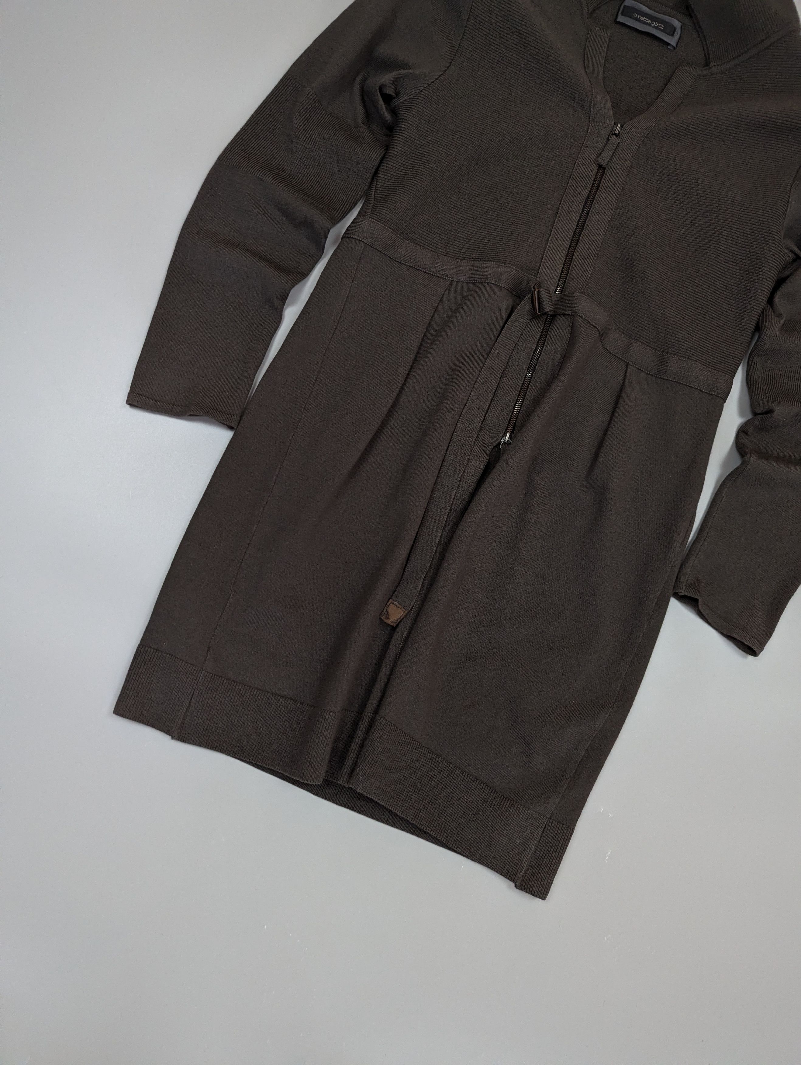Annette Gortz Annette Gortz Avant Garde Knit Long Cardigan Coat Jacket Size S / US 4 / IT 40 - 2 Thumbnail