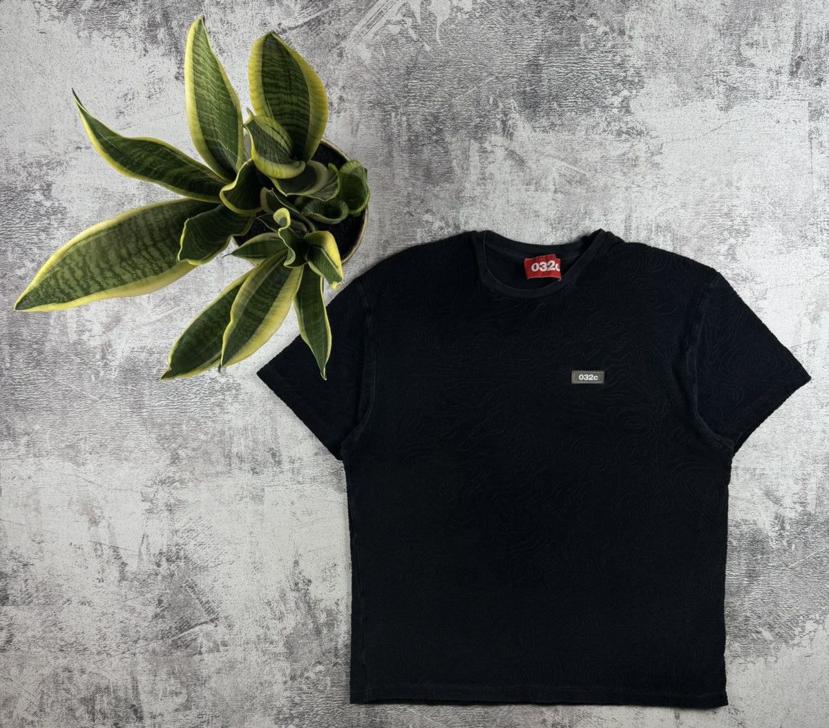 032c 032c Monogram Logo Men’s Large Black Hip Hop Rap Cotton T Shirt Tee Jersey Size US L / EU 52-54 / 3 - 1 Thumbnail