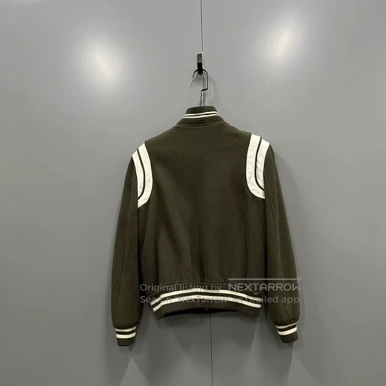 Saint Laurent Paris Saint Laurent Paris Olive green baseball jacket Size US S / EU 44-46 / 1 - 2 Thumbnail