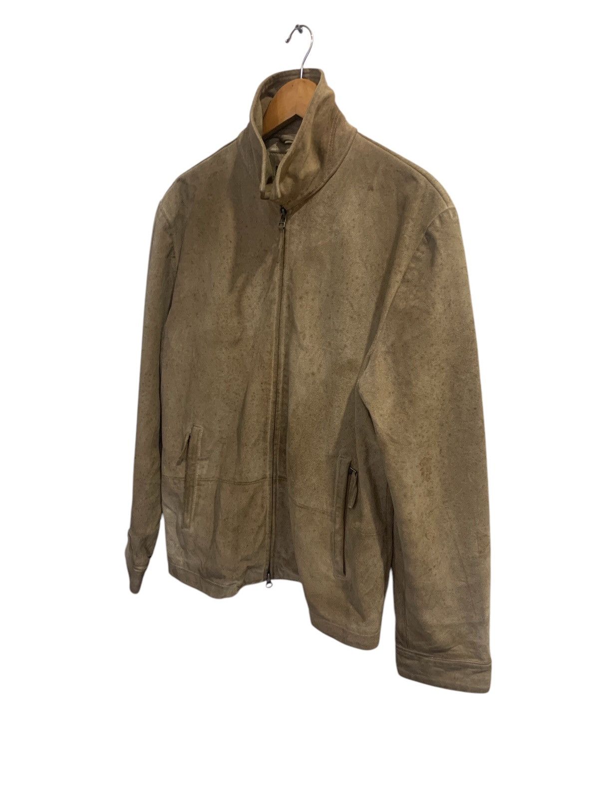 Banana Republic Rare!!Banana Republic Travel Tan Suede Leather Jacket Size US S / EU 44-46 / 1 - 2 Thumbnail