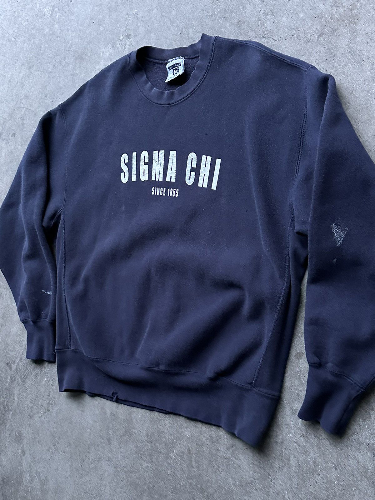 Lee × Vintage Lee Sigma Chi crewneck Size US XXL / EU 58 / 5 - 8 Thumbnail