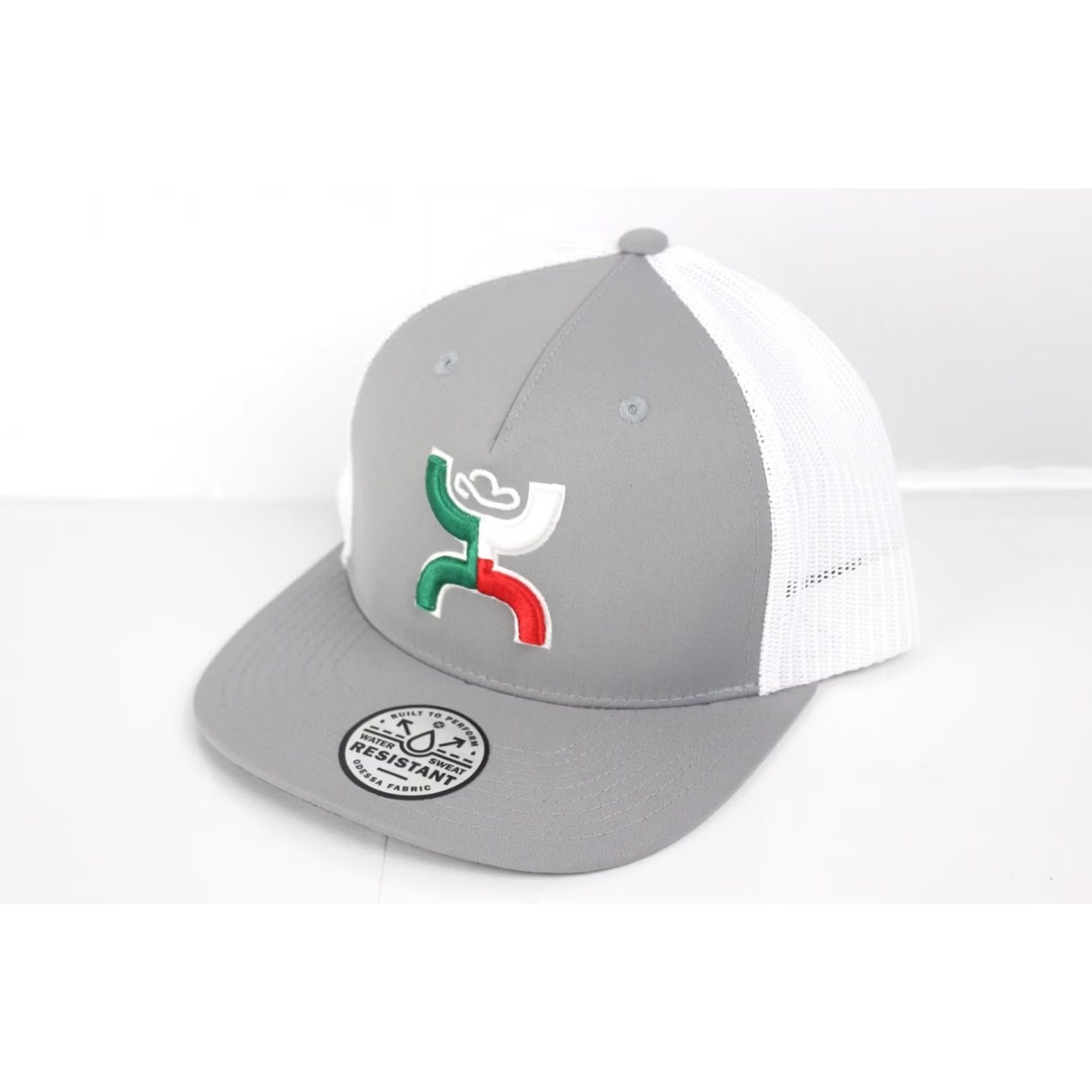 Vintage Hooey Men's Hat Gray White Mexico Boquillas Embroidered Logo Water Resistant Size ONE SIZE - 5 Thumbnail