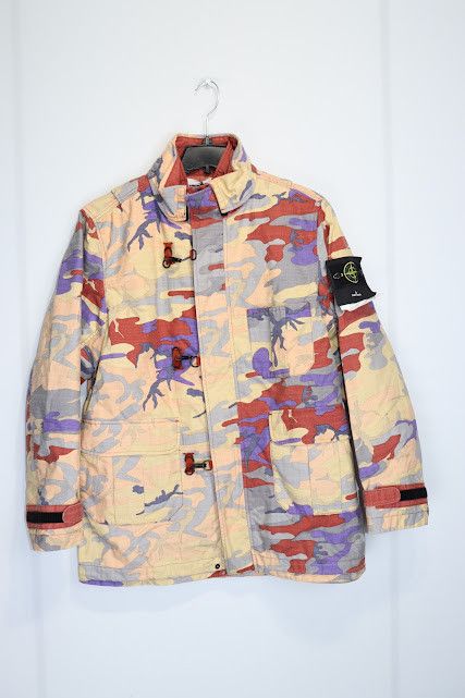 Stone Island o1rshd1 Camouflage Down Jacket in Multicolor Size US L / EU 52-54 / 3 - 2 Thumbnail