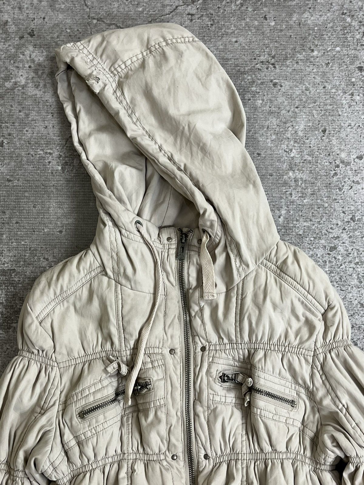If Six Was Nine 2000s TBJ Nearby Puffer Zip Hoodie Size M / US 6-8 / IT 42-44 - 4 Thumbnail
