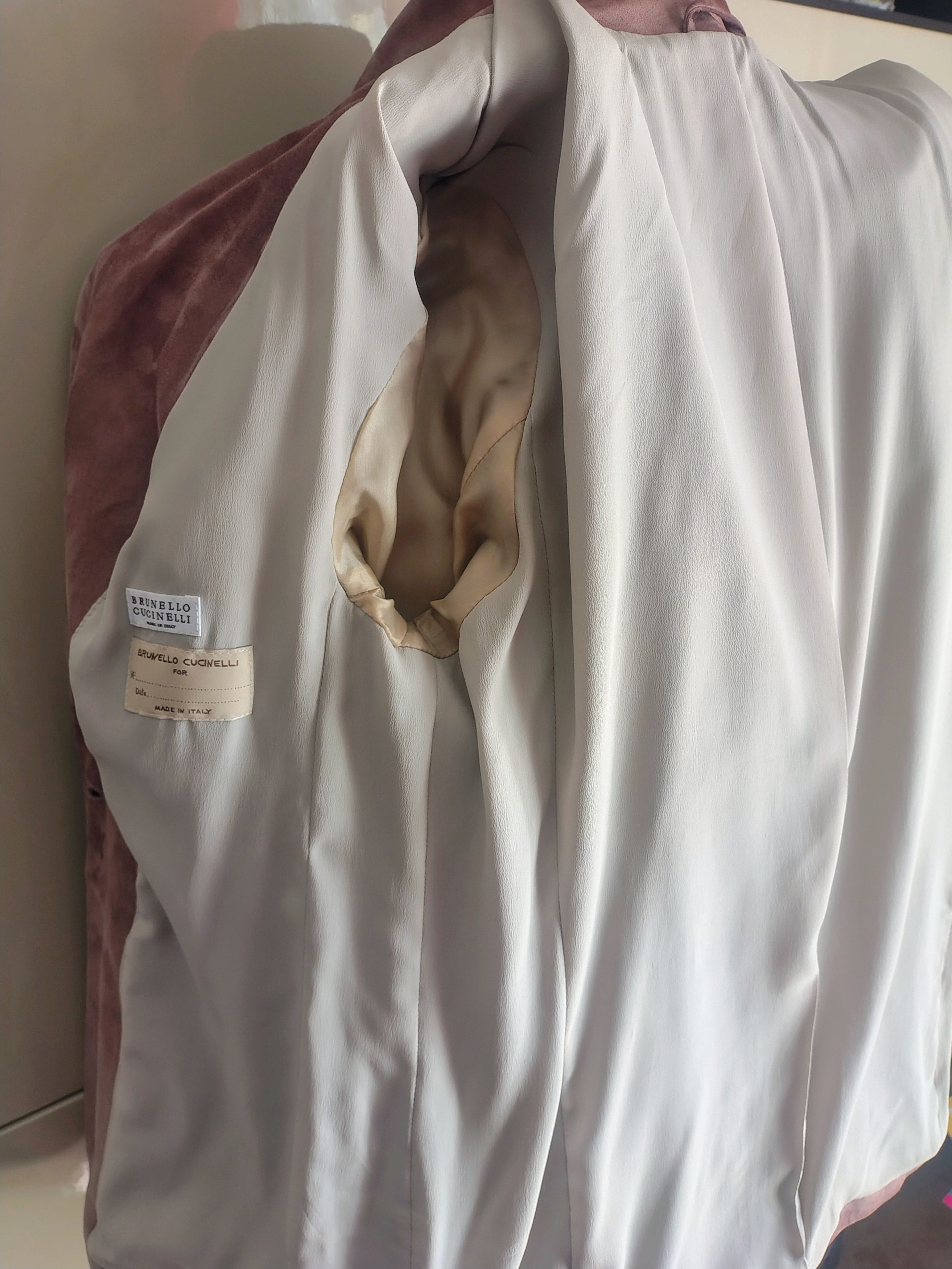 Brunello Cucinelli Brunello Cucinelli Suede Leather Blazer Jacket IT 42 Size M / US 6-8 / IT 42-44 - 10 Thumbnail