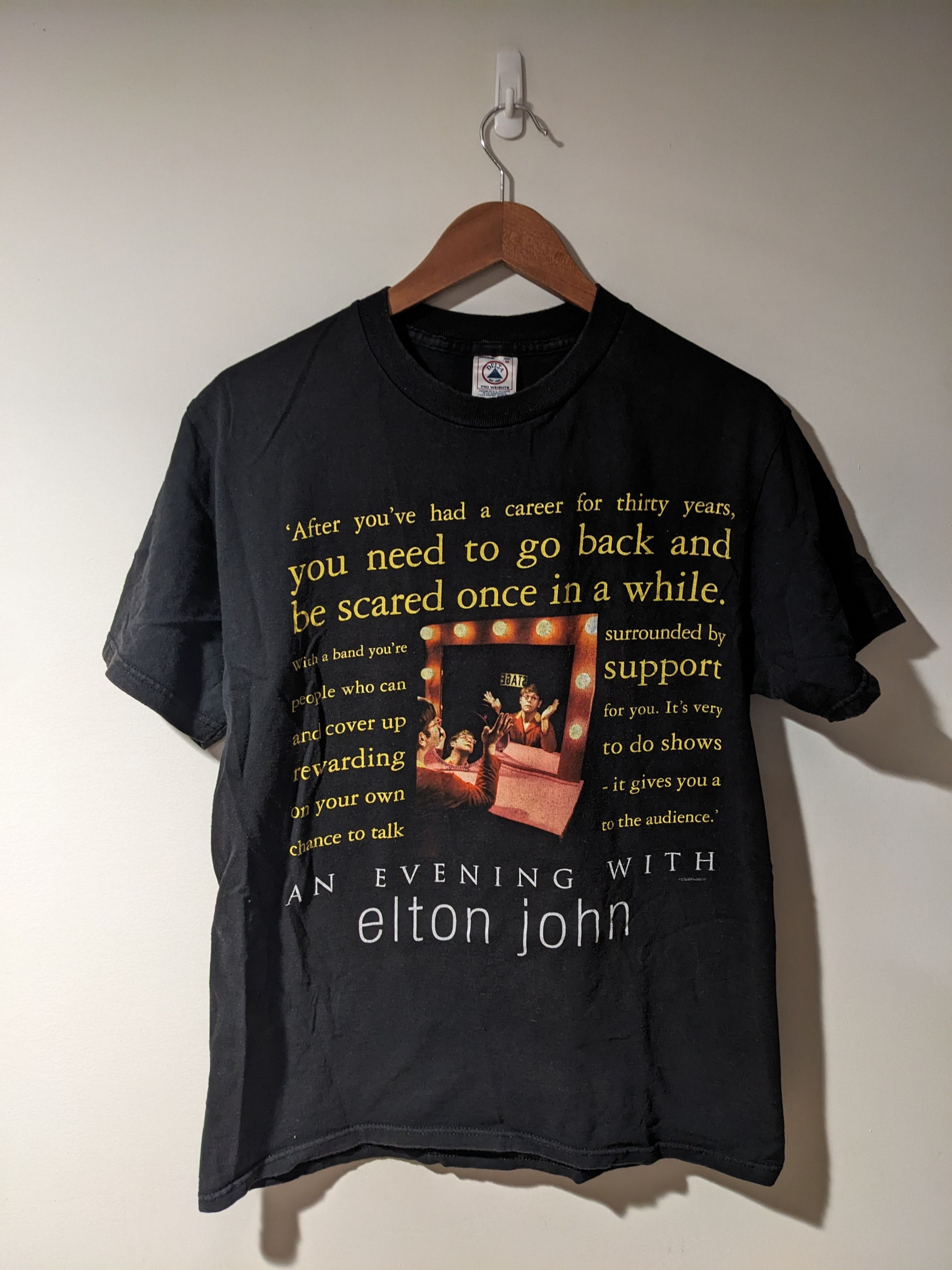 Band Tees × Vintage Vintage 90s An Evening with Elton John Tour Medium T-Shirt Size US M / EU 48-50 / 2 - 1 Thumbnail