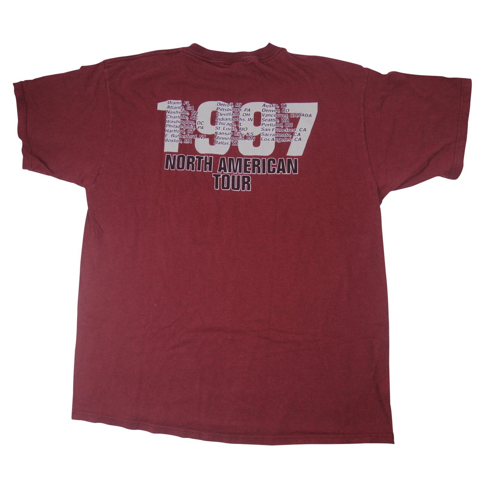 Vintage Vintage 1997 Rage Against the Machine Tour Shirt Size US XL / EU 56 / 4 - 7 Thumbnail