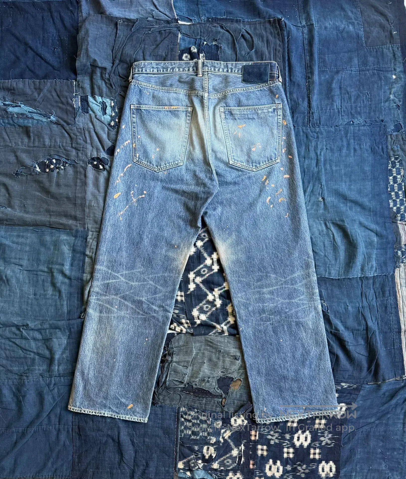 Visvim visvim wide damaged jeans 25ss social sculpture. Size US 34 / EU 50 - 2 Thumbnail
