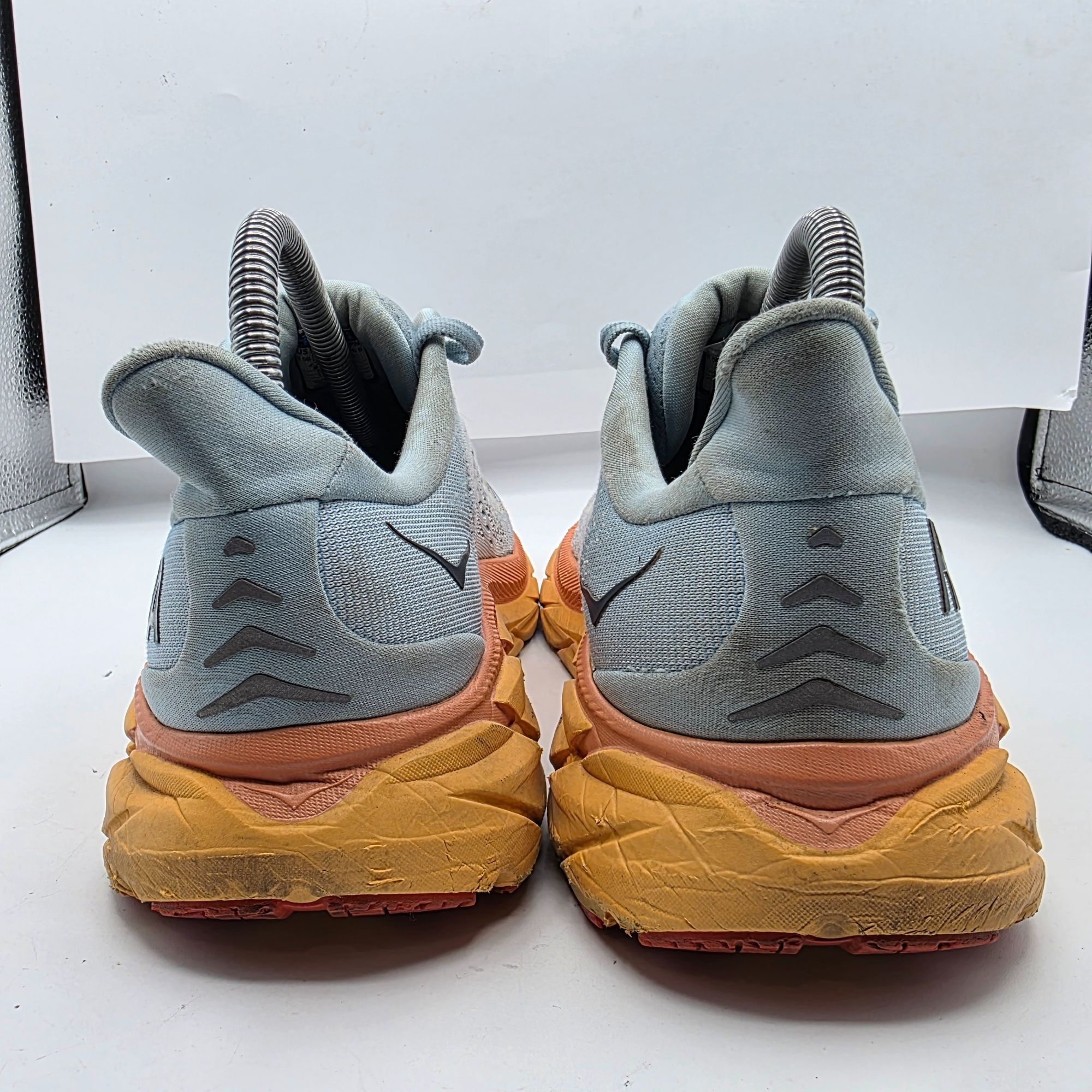 Hoka Hoka One One Clifton 8 Womens Size 8.5B Blue Orange Lightwei Size US 8.5 / IT 38.5 - 5 Thumbnail
