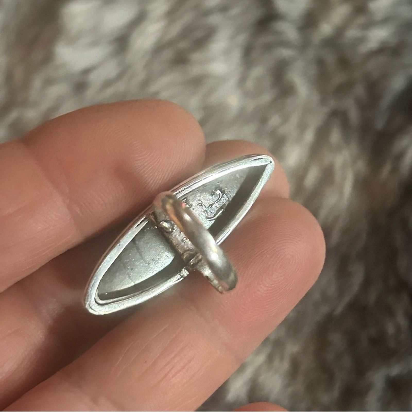 Other Handcrafted marquis genuine Picasso stone ring NIB Size ONE SIZE - 5 Thumbnail
