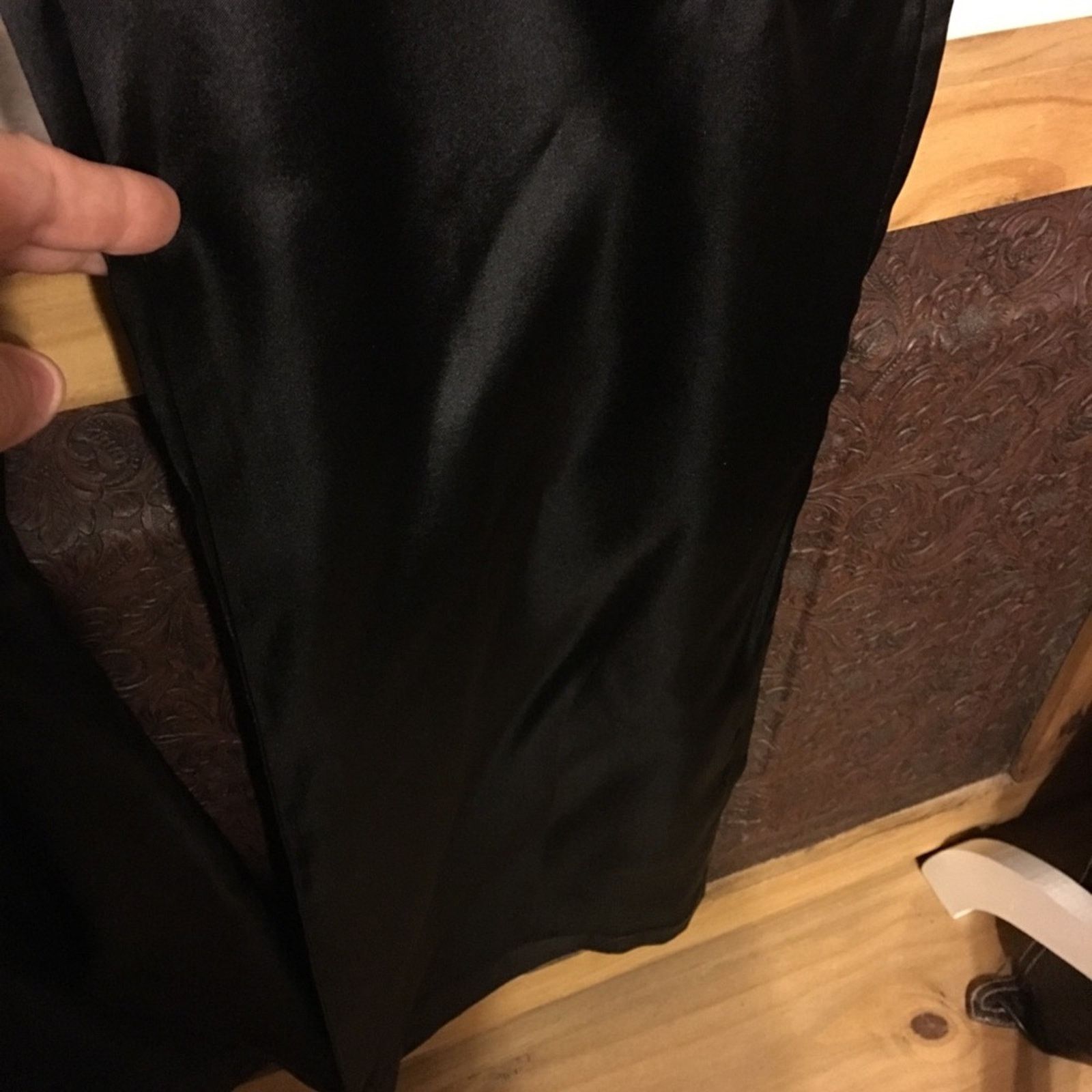 Other Madison & Co black satin pants 12 Size 34" / US 12 / IT 48 - 5 Thumbnail