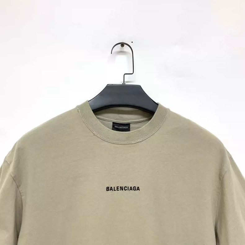 Balenciaga Balenciaga Embroidered letter short sleeve on chest Size US XS / EU 42 / 0 - 4 Thumbnail