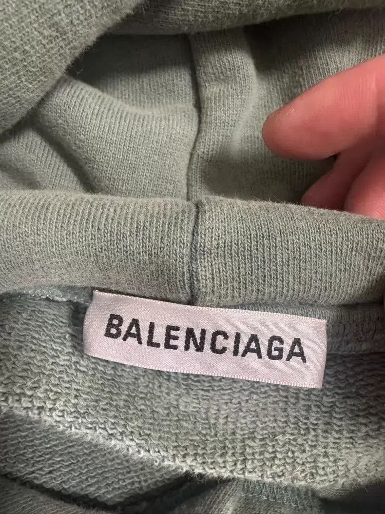 Balenciaga Balenciaga Green Buckle Hoodie Size US S / EU 44-46 / 1 - 7 Thumbnail