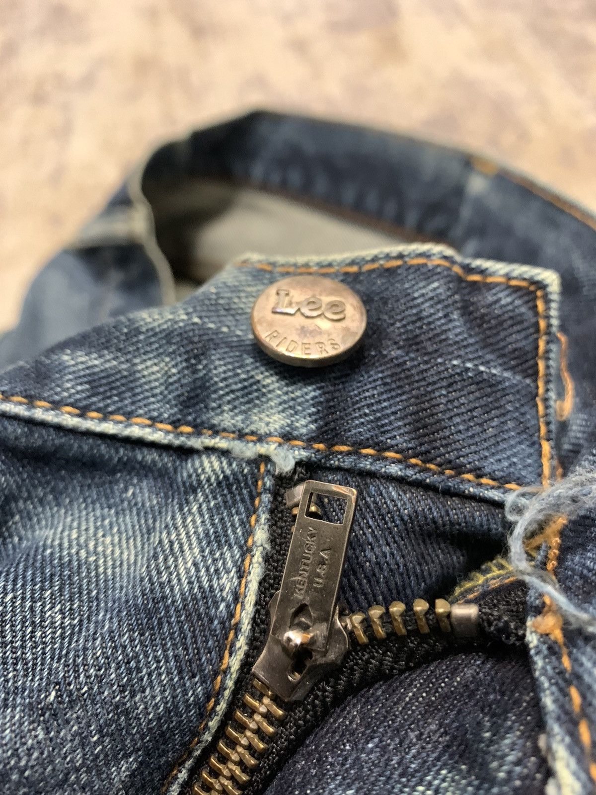 If Six Was Nine LEE Distress Faded Boot Cut Y2K Mud max style jeans Size US 31 - 10 Thumbnail