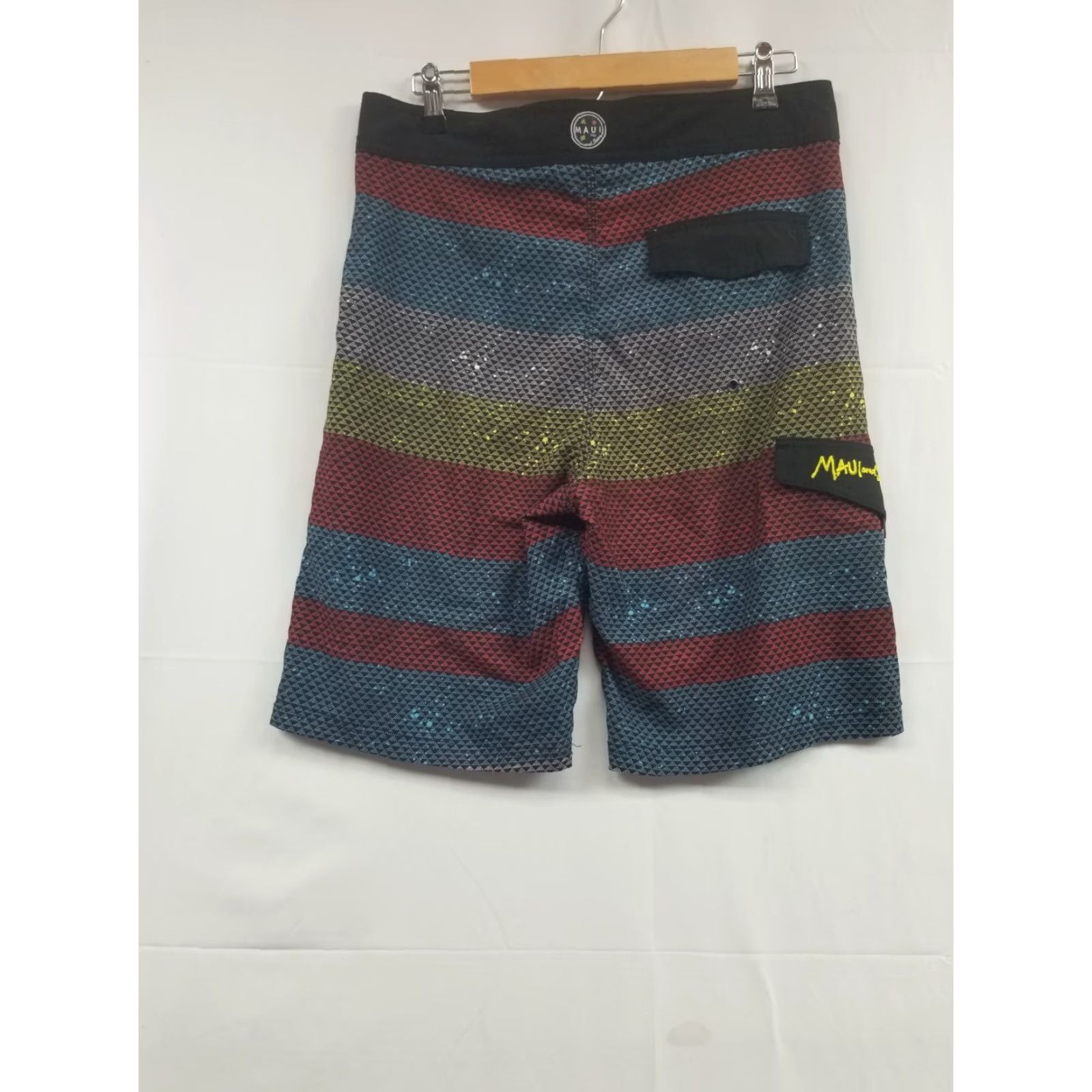 Swims Maui and Sons Board Shorts Men 32 Multicolor Shark 4 Way Stretch Swim Bottom Lifeguard Recreational Surfing Size US 32 / EU 48 - 2 Thumbnail