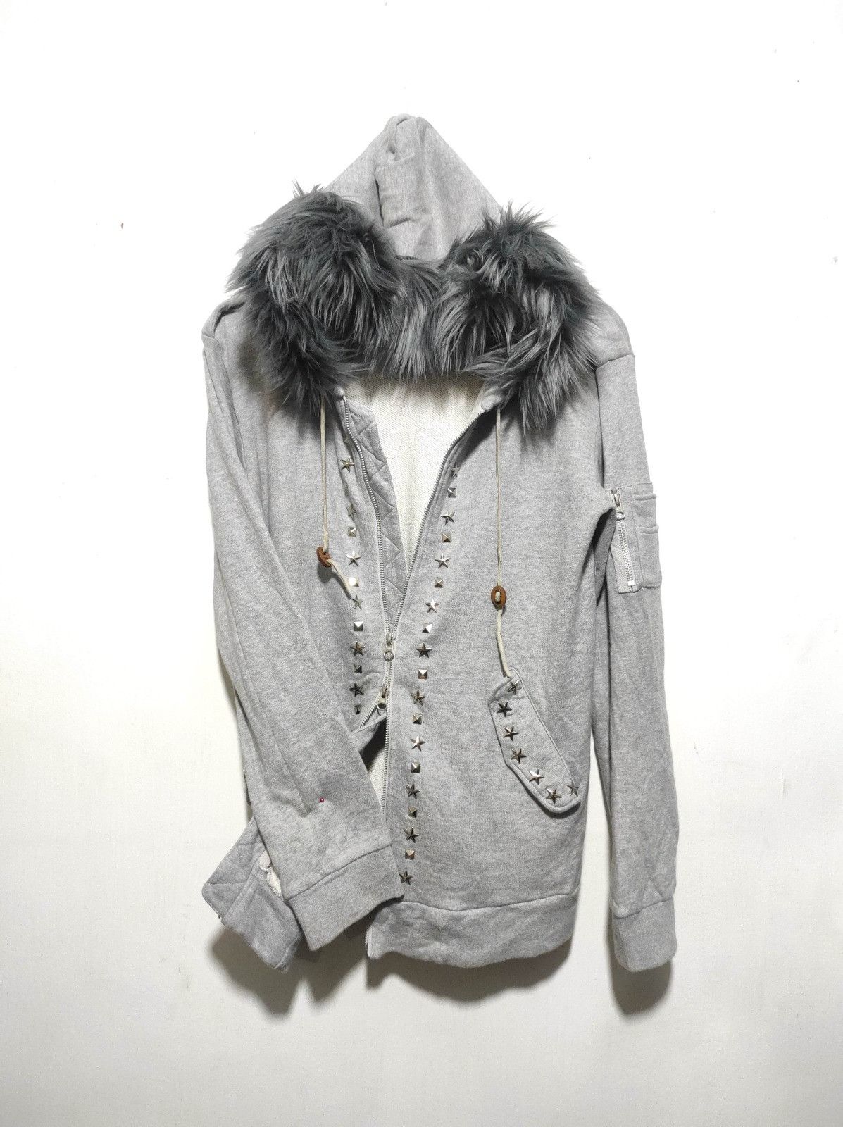 KEITAMARUYAMA Keitamaruyama Studied double zip fur hoodie LGB style Size US S / EU 44-46 / 1 - 2 Thumbnail