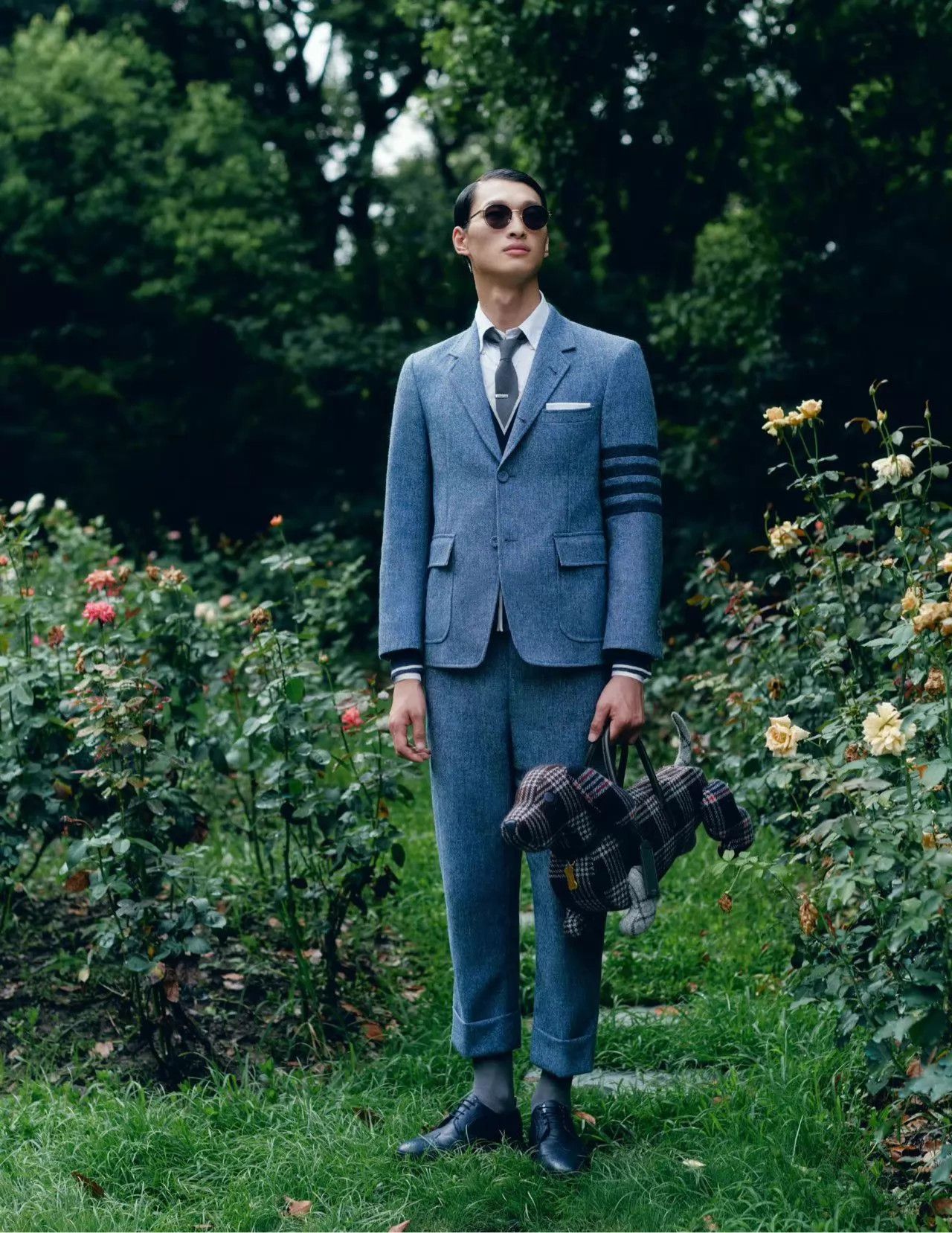 Thom Browne Thom Browne 4-Bar Blue Gray Wool Suit Size 2 Rare Size US M / EU 48-50 / 2 - 8 Thumbnail