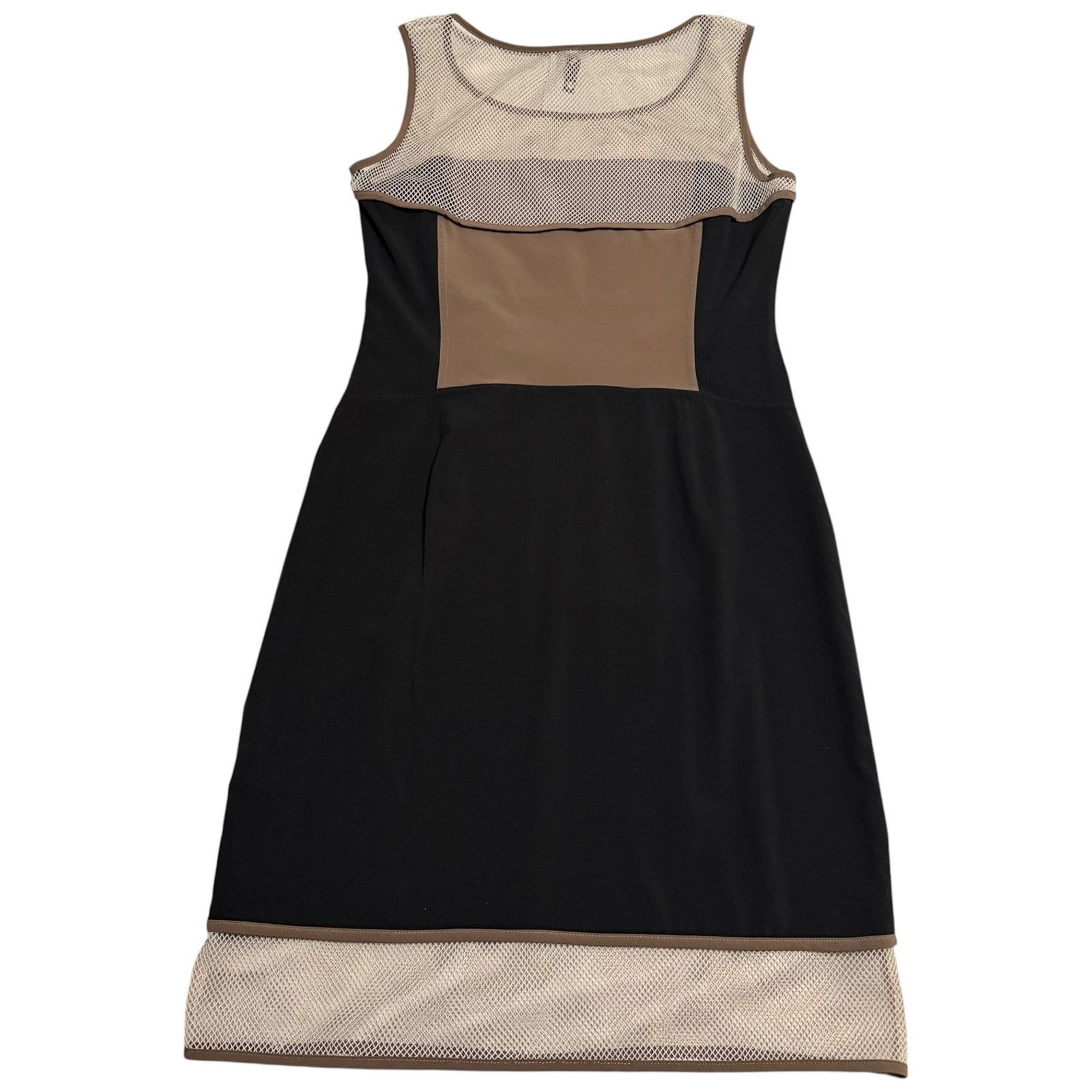Other Pianura Studio Sleeveless Dress Color Block Mesh IT 46 Size L / US 10 / IT 46 - 10 Thumbnail