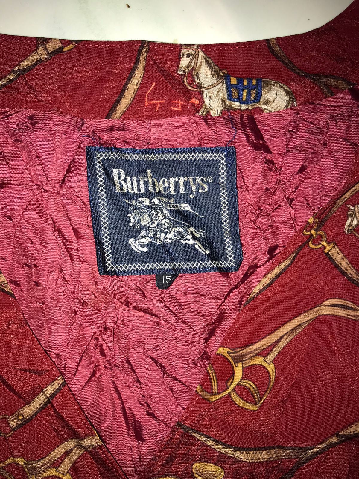 Burberry × Designer × Vintage Burberrys Vests Chain Silk Vintage Size M / US 6-8 / IT 42-44 - 5 Thumbnail