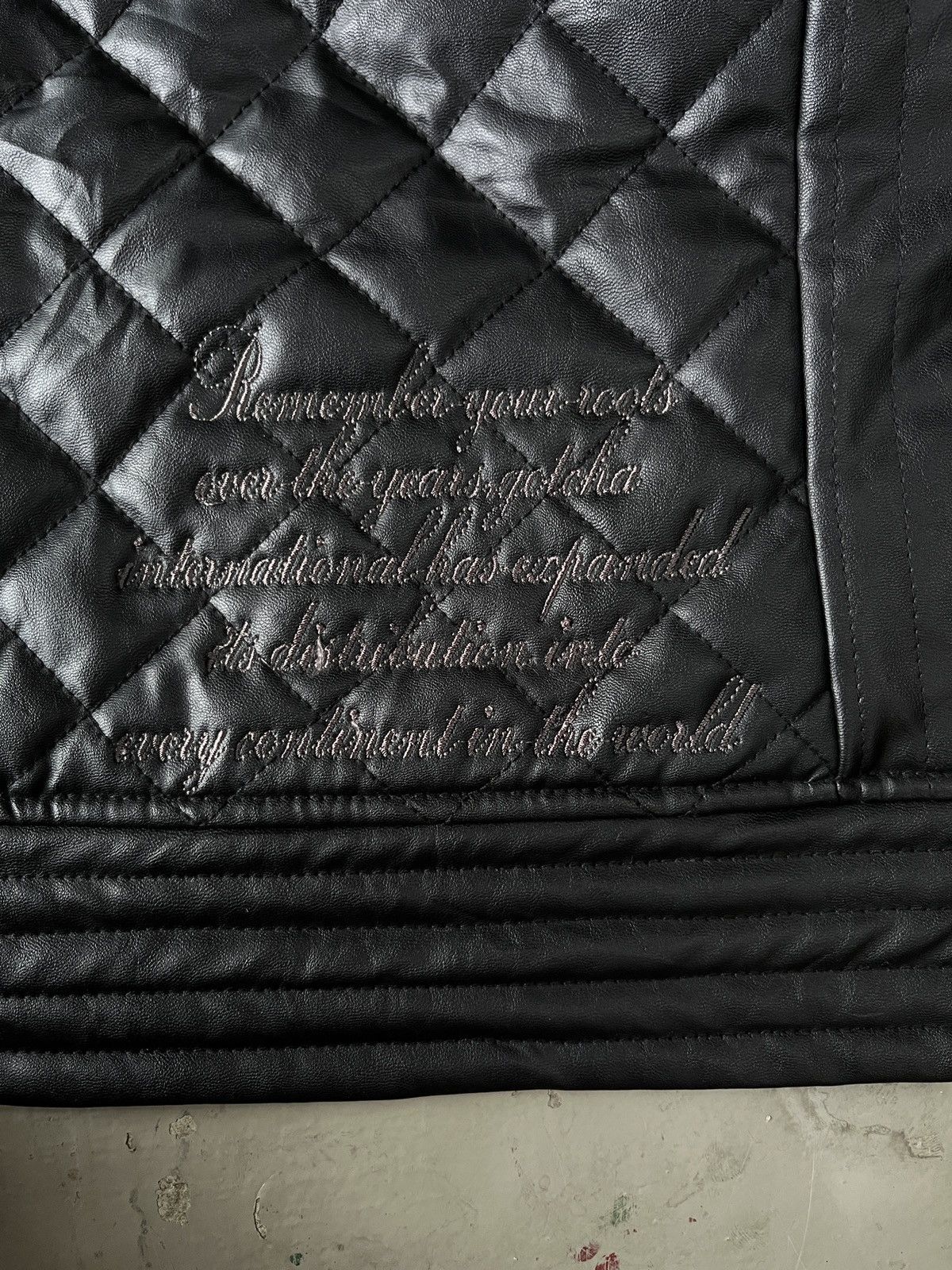 KMRii Japanese GOTCHA Faux Leather Quilted Jacket Punk style Size US S / EU 44-46 / 1 - 17 Thumbnail