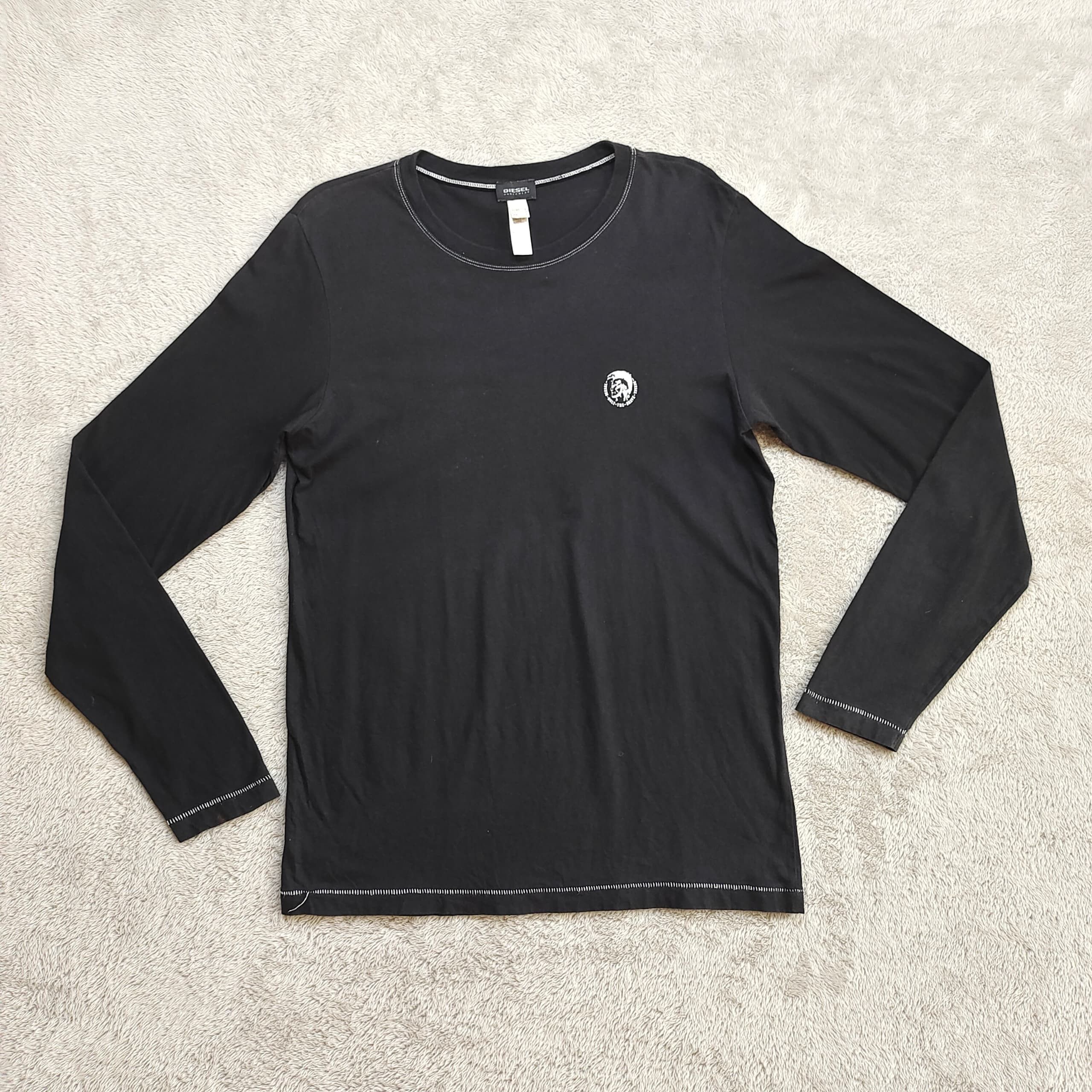 Diesel Vintage Diesel Underwear Long Sleeve T-Shirt - Black, Size L Size US S / EU 44-46 / 1 - 1 Thumbnail