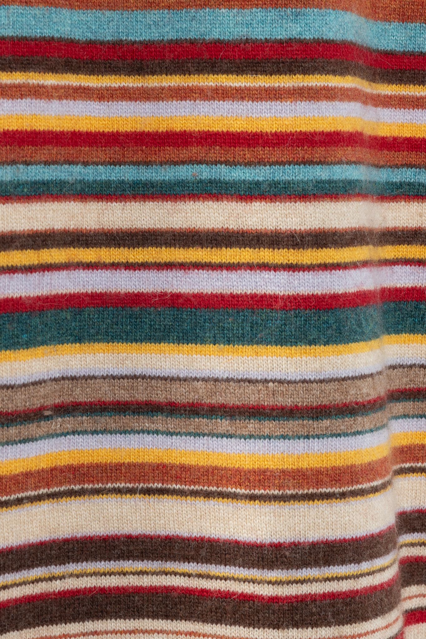 Paul Smith Paul Smith Multicolour Wool & Cashmere-Blend Striped Scarf Size ONE SIZE - 2 Thumbnail