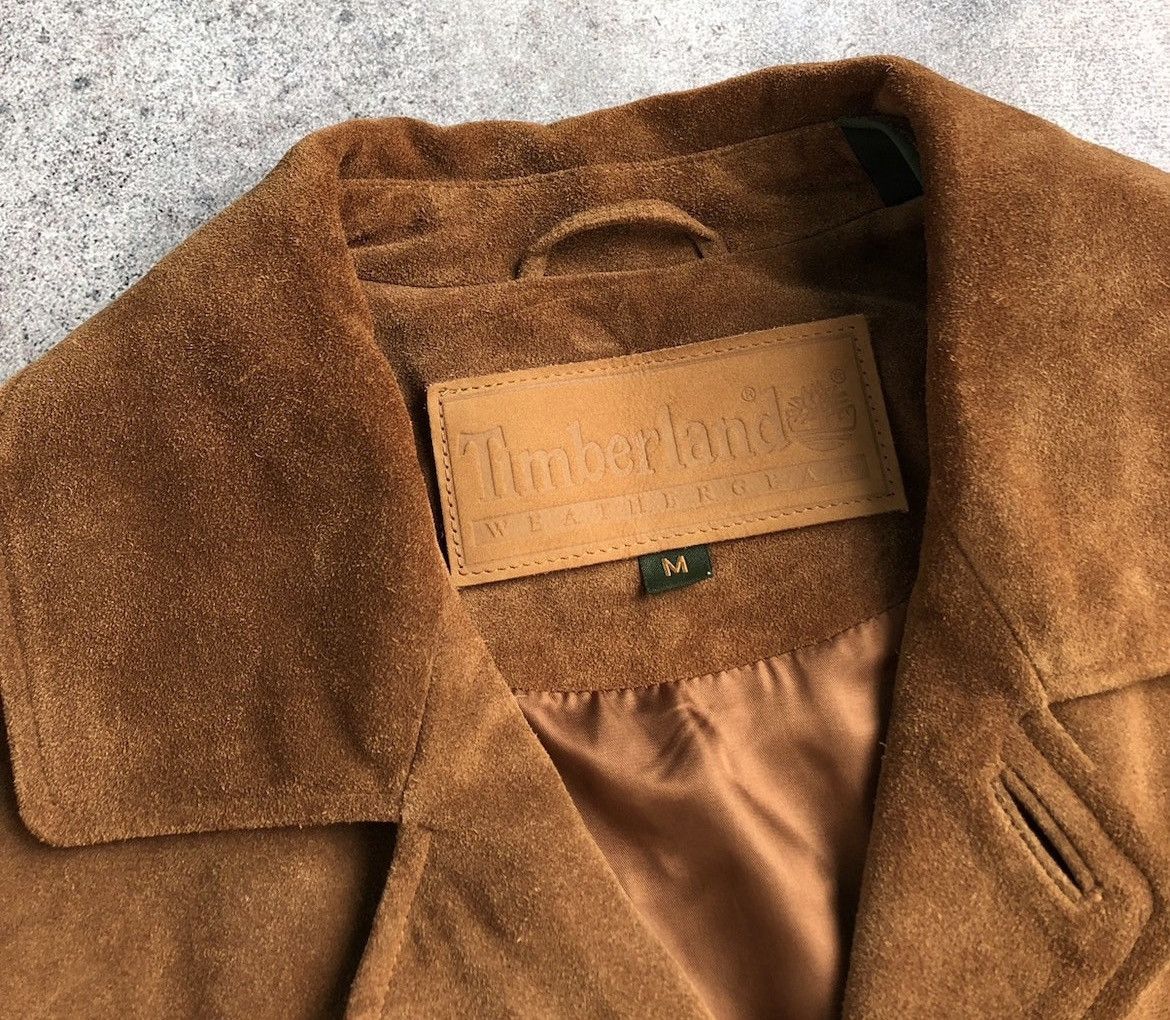 Timberland × Vintage Timberland vintage leather jacket/coat Size US M / EU 48-50 / 2 - 9 Thumbnail
