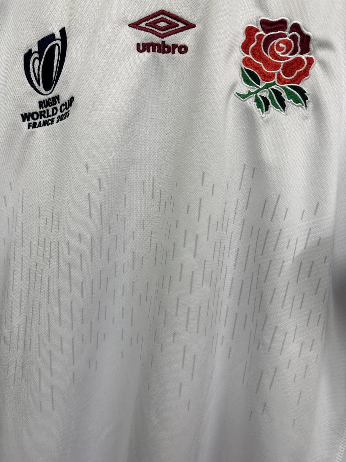 Umbro England Rugby World Cup 2023 White Jersey Size US XXL / EU 58 / 5 - 3 Thumbnail