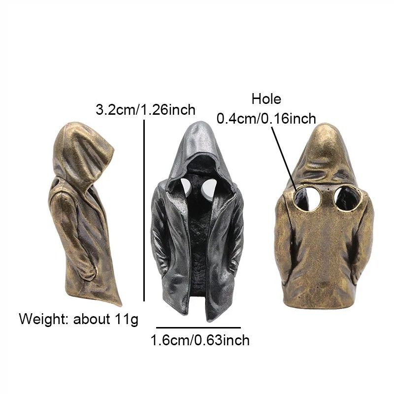 Other Cloak 2Pcs Hood Shirt Knife Beads Paracord Bead Zipper Charm Size ONE SIZE - 7 Thumbnail