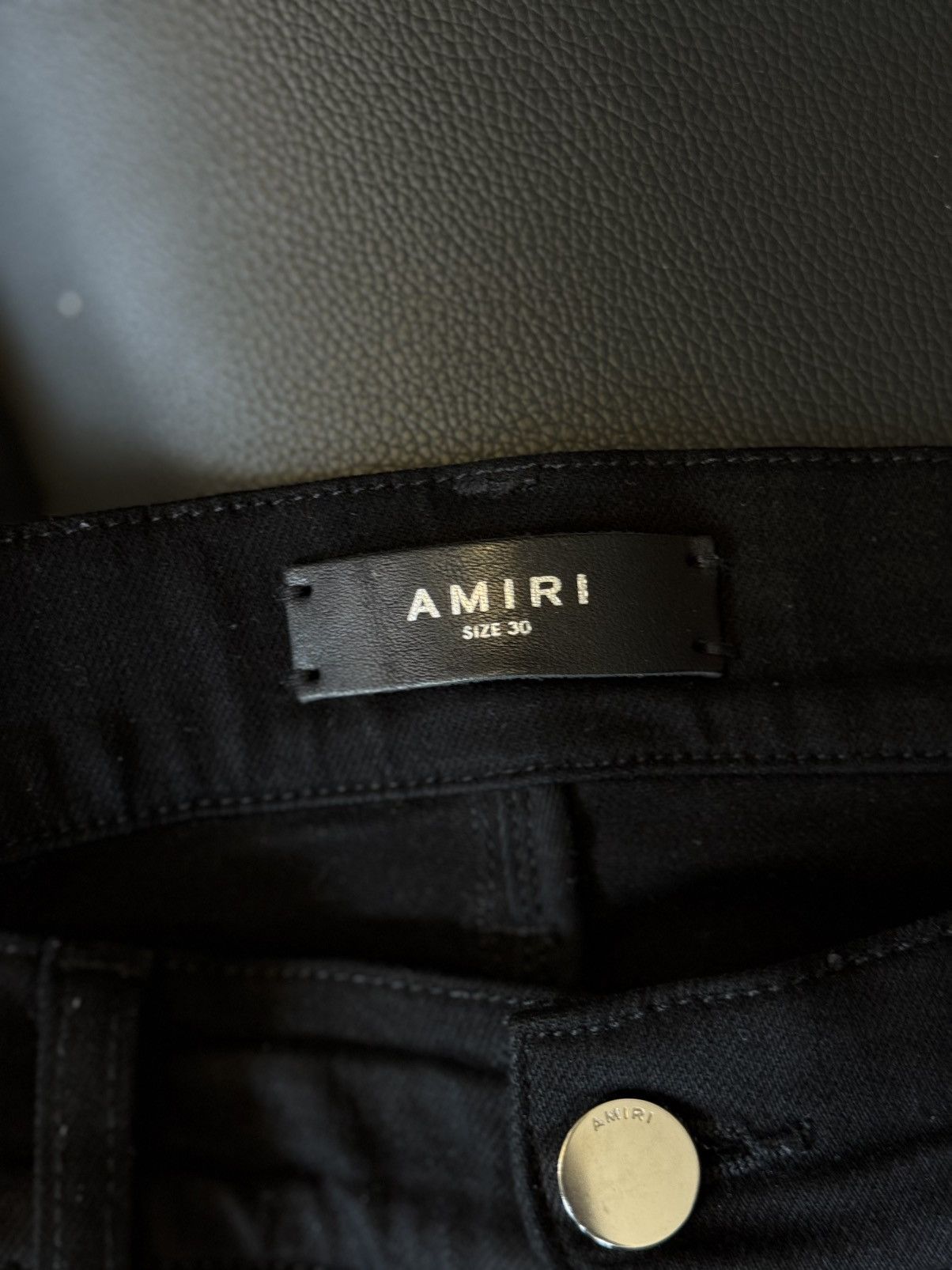 Amiri Amiri Black STAR Jeans Black Patch Size 30 Flawless 🧼 Size US 30 / EU 46 - 14 Thumbnail