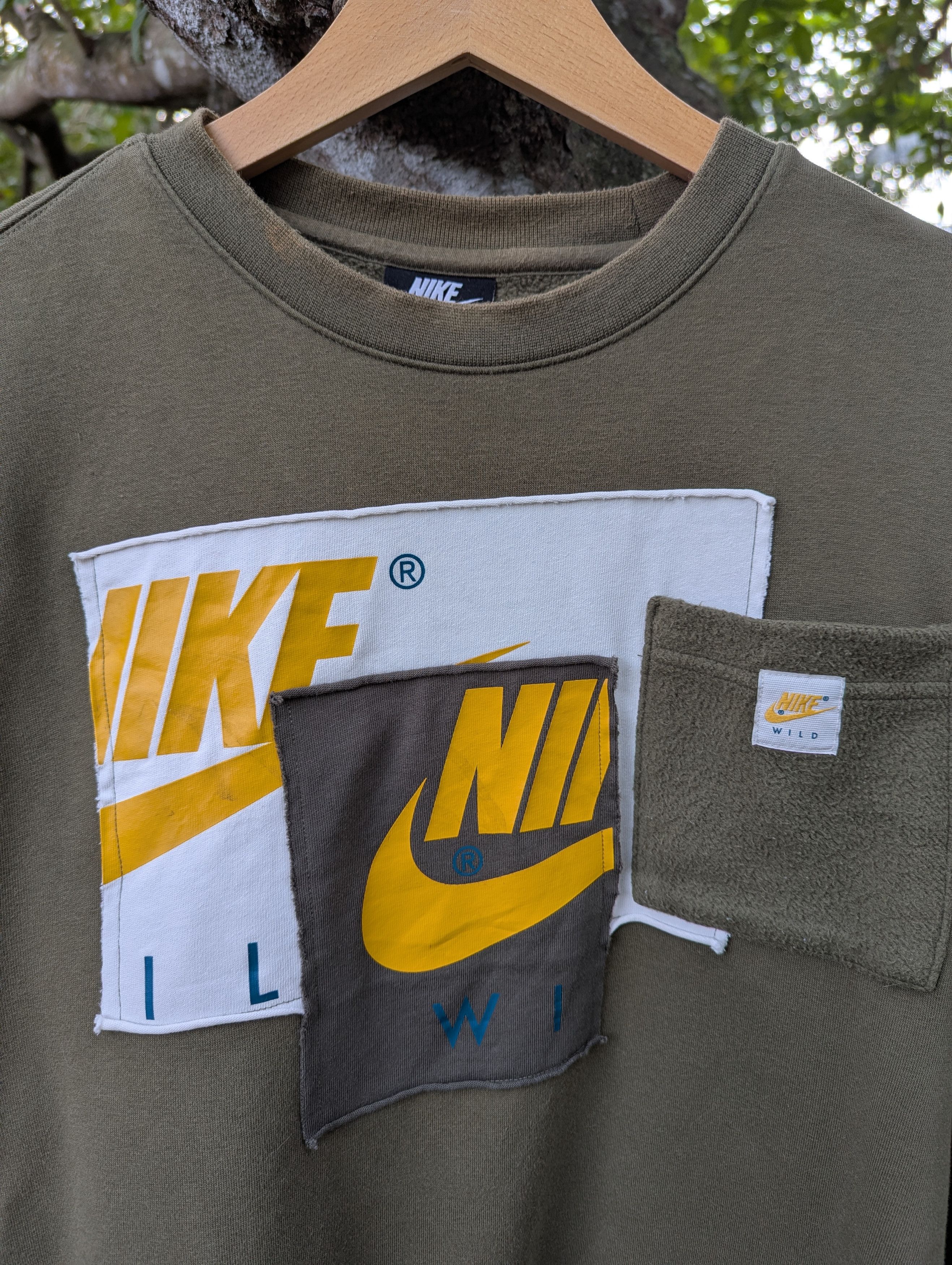 Nike Nike Wild Patchwork Sweatshirt Size US L / EU 52-54 / 3 - 2 Thumbnail